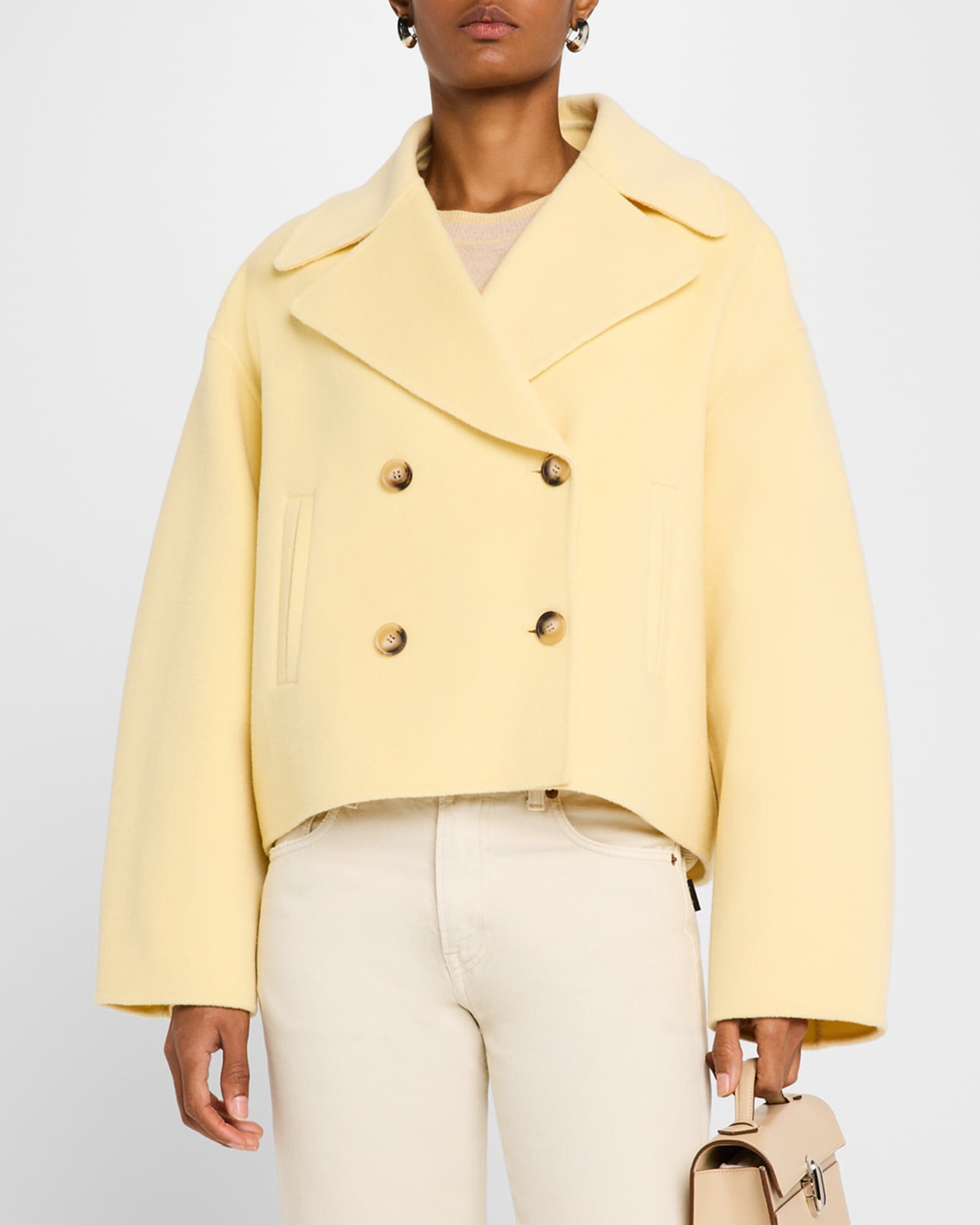 Vanessa Bruno Oversized DoubleBreasted Coat Neiman Marcus