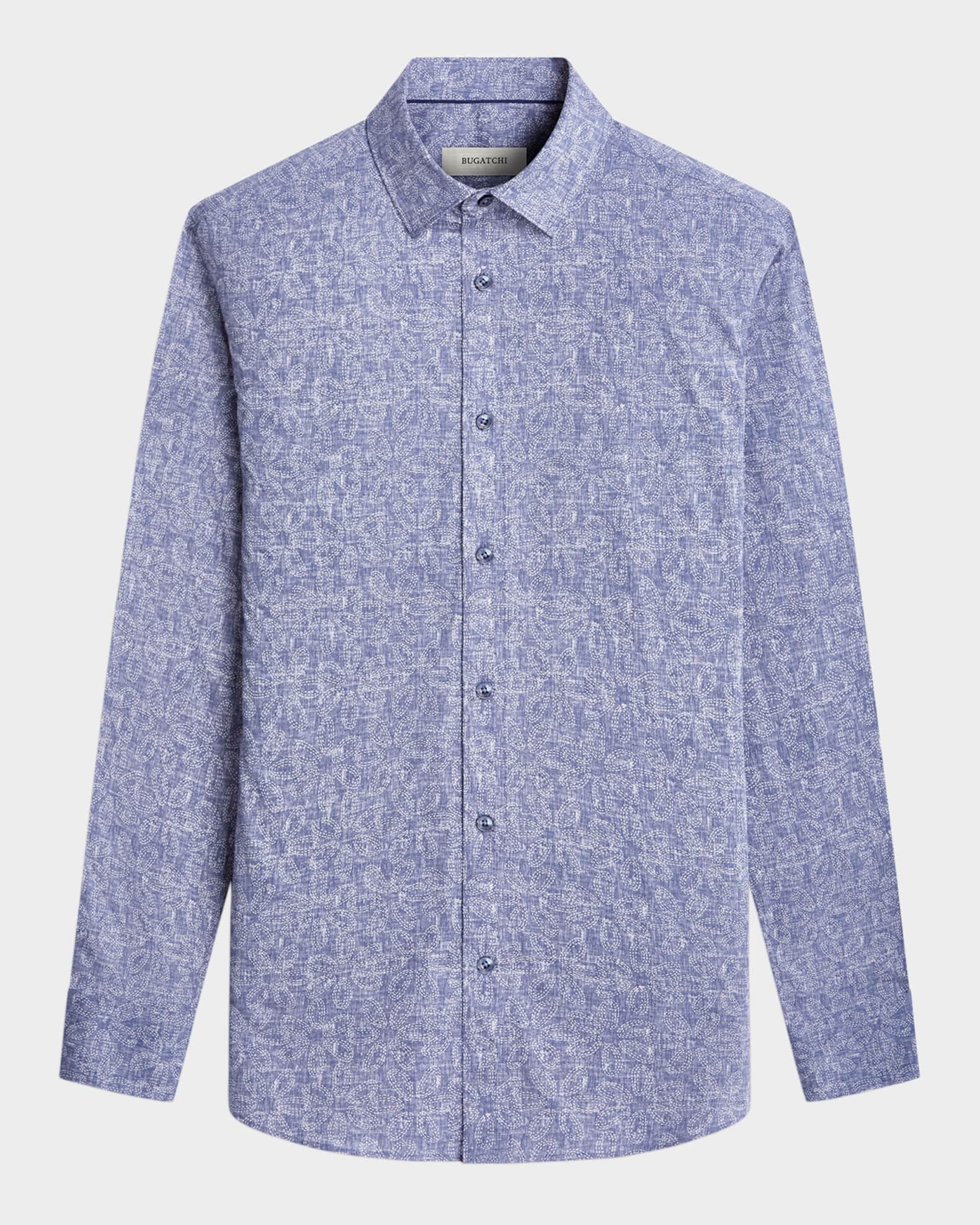 Men's Julian Woven Floral Sport Shirt 0