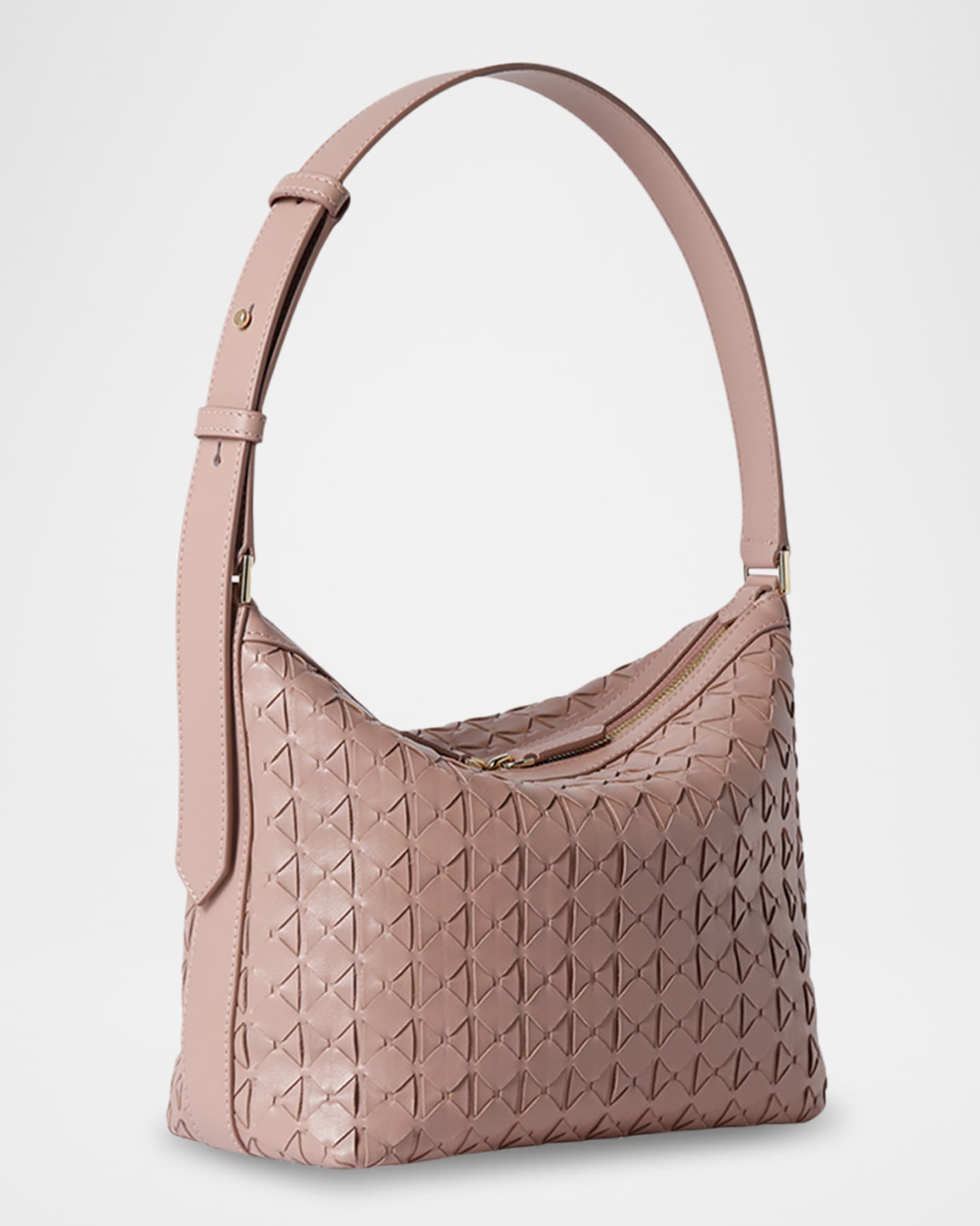 Ani Small Mosaic Leather Shoulder Bag 1
