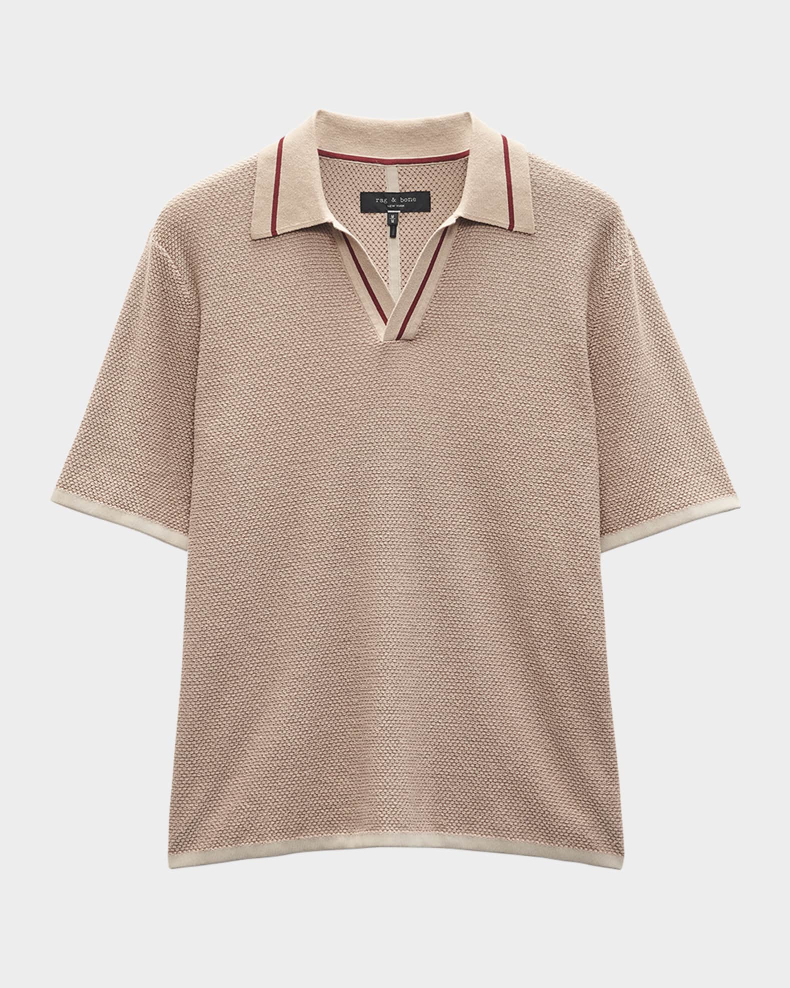 Men's Hamlin Polo Shirt with Johnny Collar 0