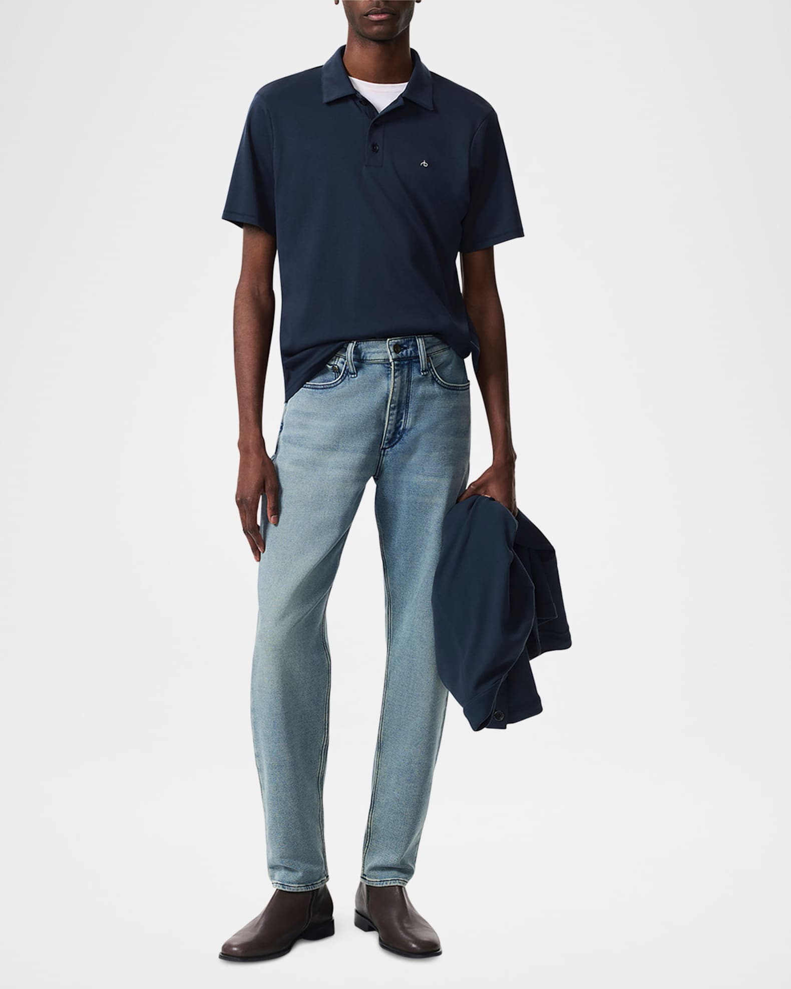 Men's Pima Cotton Polo Shirt | Neiman Marcus