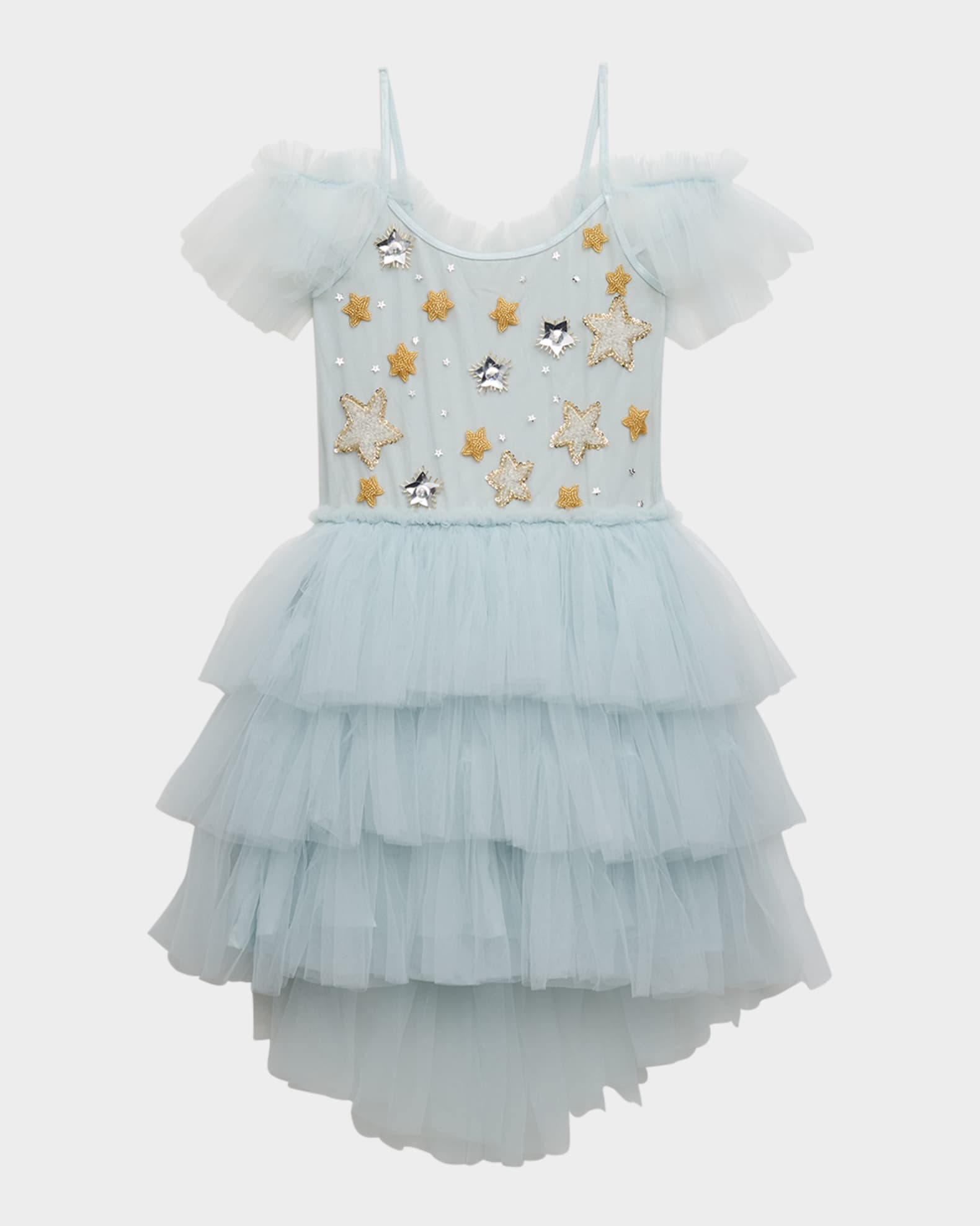 Tutu du Monde Girl s Starry Delight Embellished Tutu Dress Size 2 11 Illusion Blue 6 7 Girls Apparel Dresses