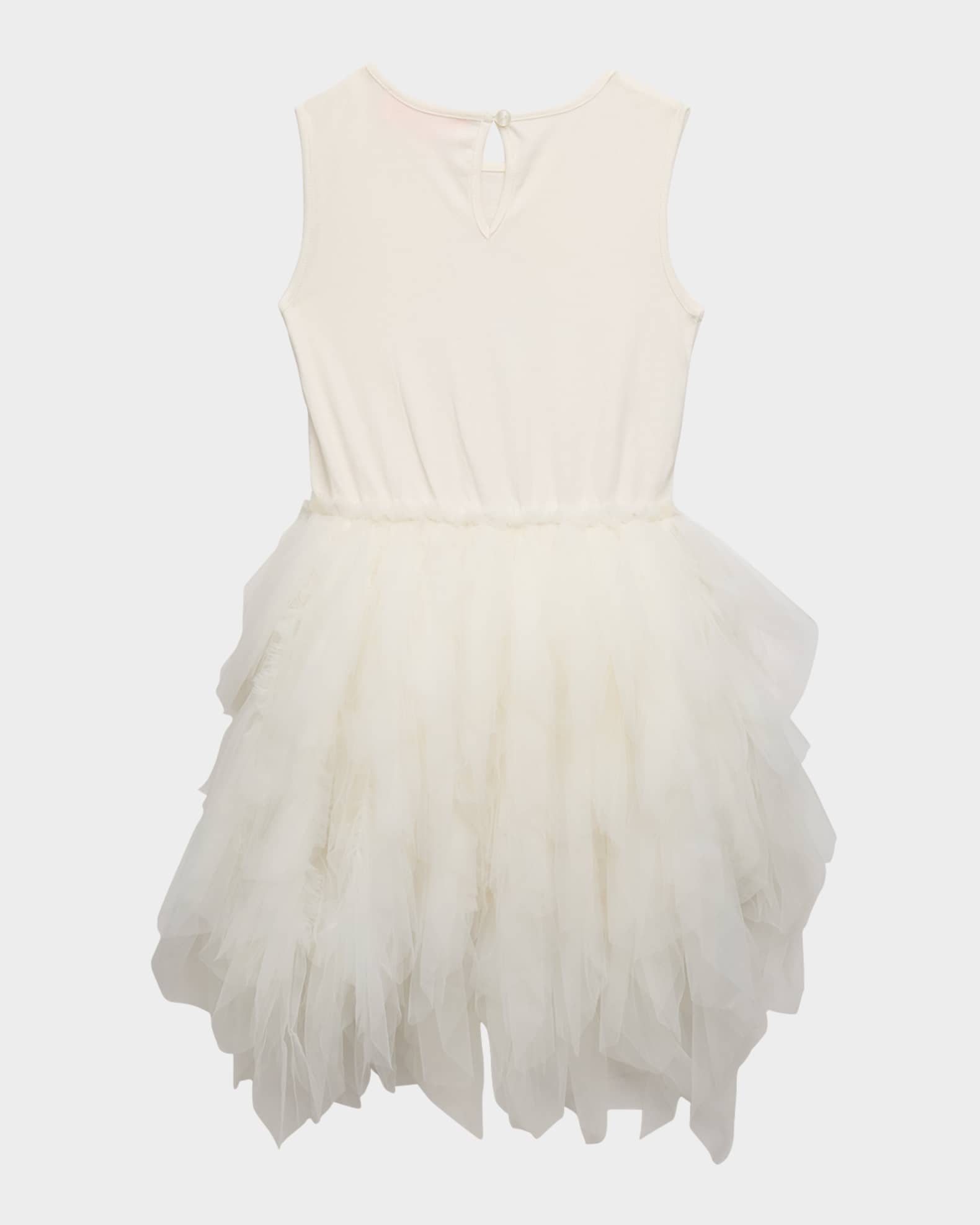 Girl's Silver Bell Embellished Tutu Dress, Size 2-11 1