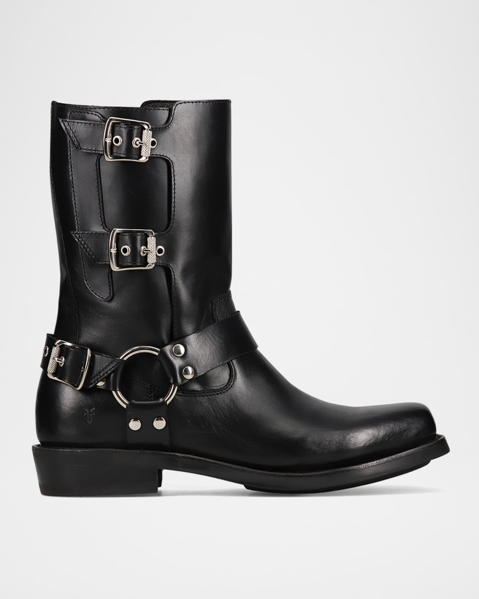 Frye Men s Conway Harness Moto Boots Neiman Marcus