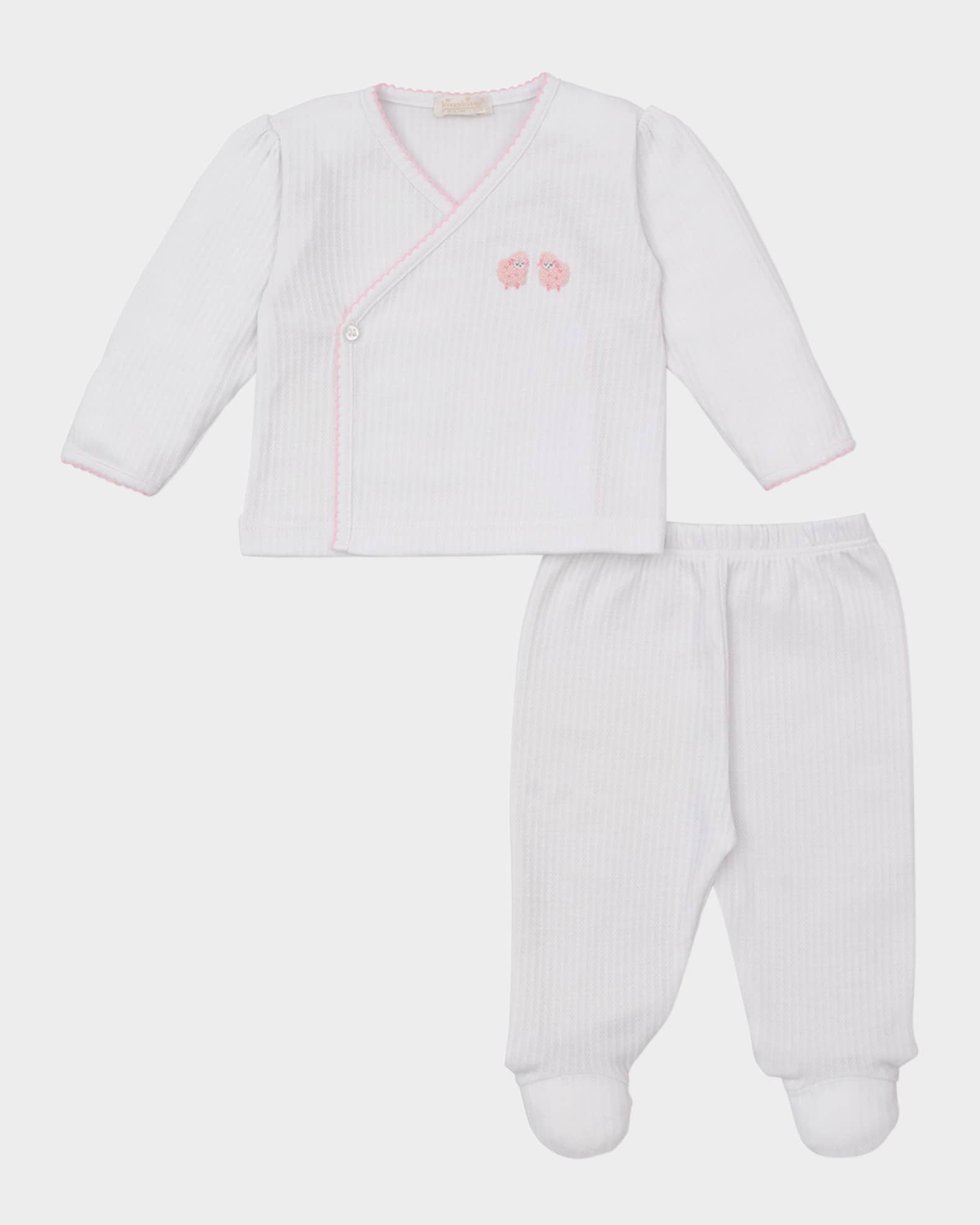 Girl s Premier Baa Baa Baby Sheep Two Piece Set Size Newborn 6M