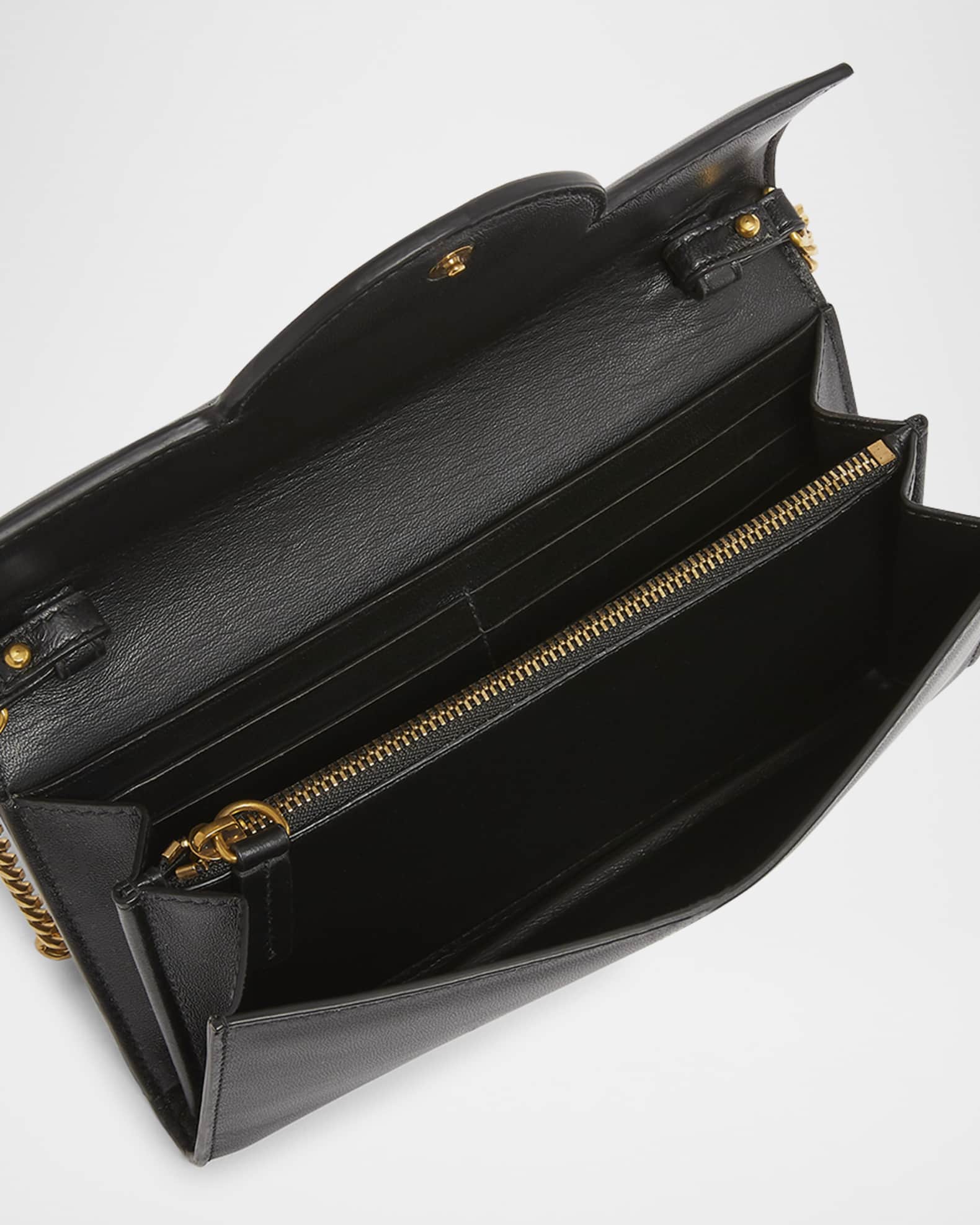 【関税＆送料込み】Balmain B-Buzz Wallet With Chain Balmain B Buzz Wallet on Chain in Calfskin Leather | Neiman