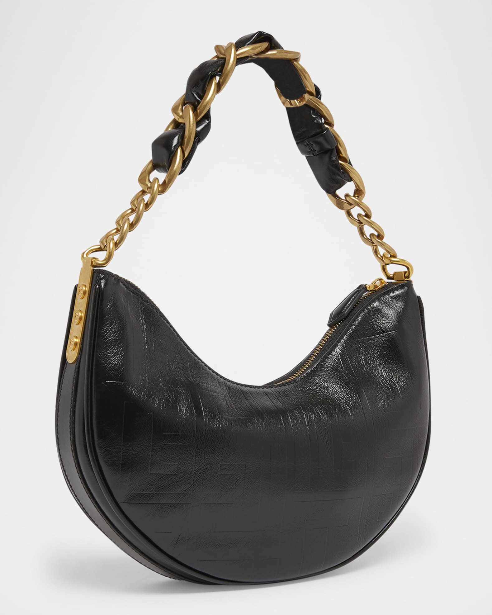 入荷中 Balmain 1945 Crinkle Embossed PB in Bag Shoulder Moon バッグ