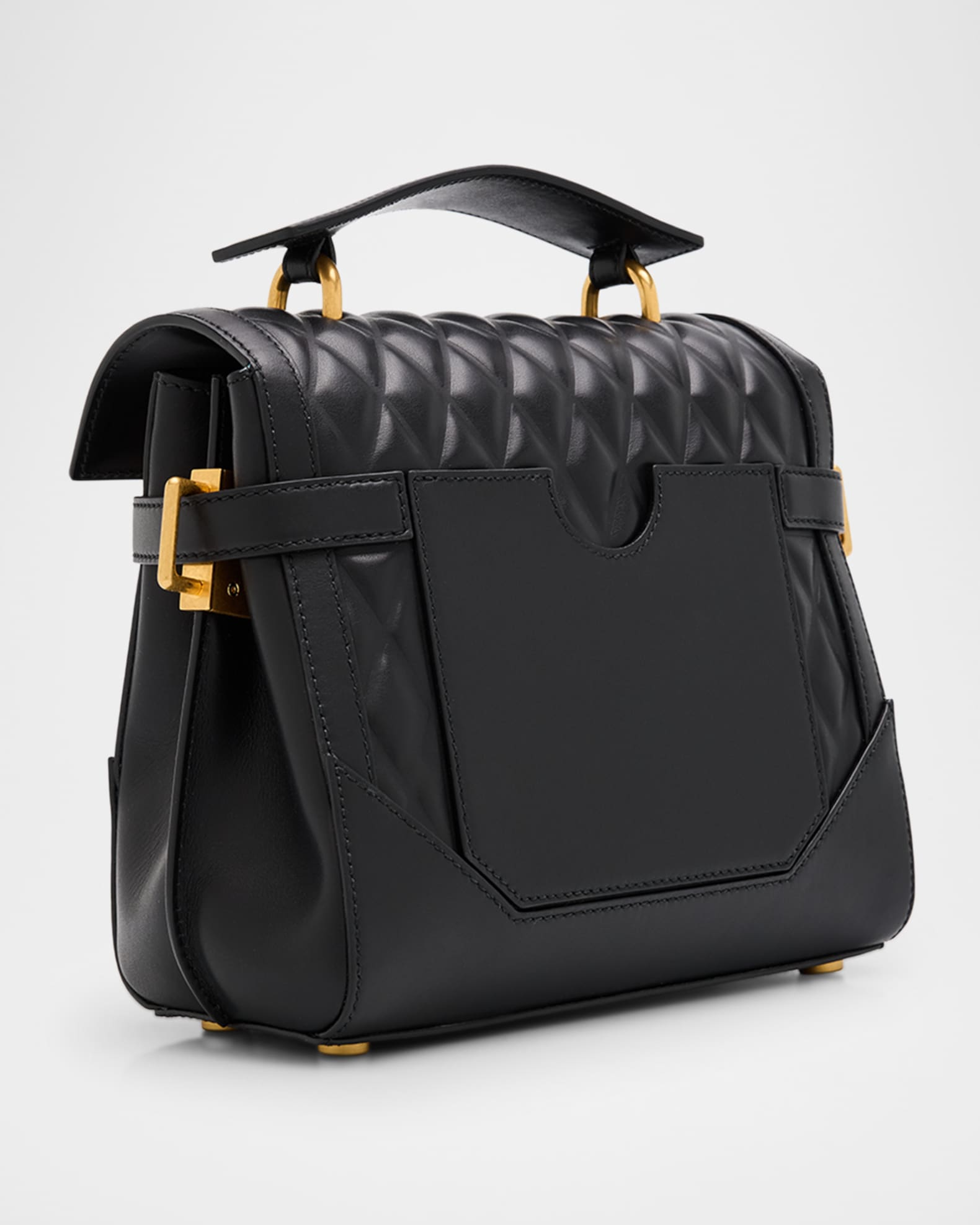 B Buzz 23 Crossbody Bag in Grid Padded Calfskin