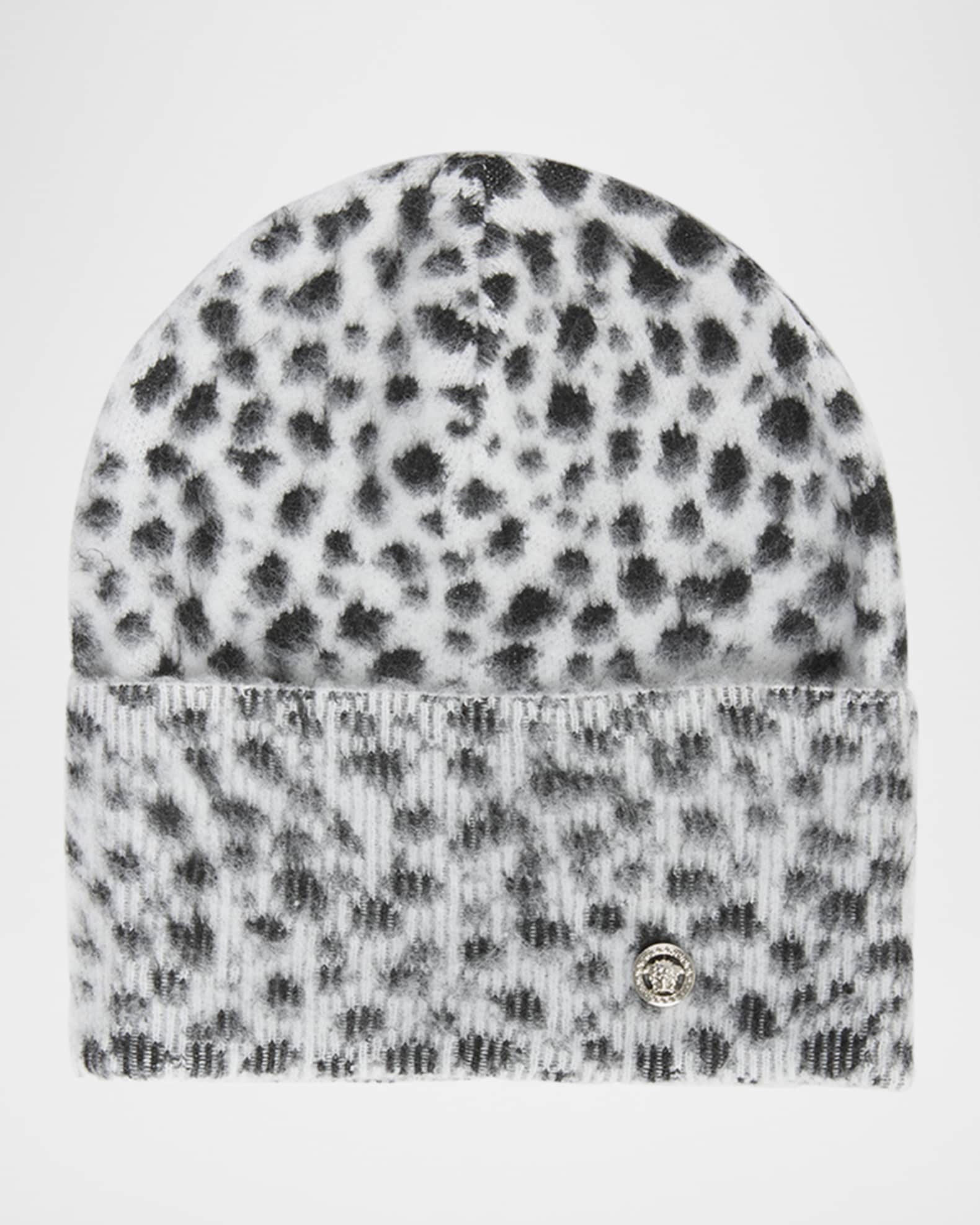 Dalmatian Jacquard Mohair-Wool Beanie 0