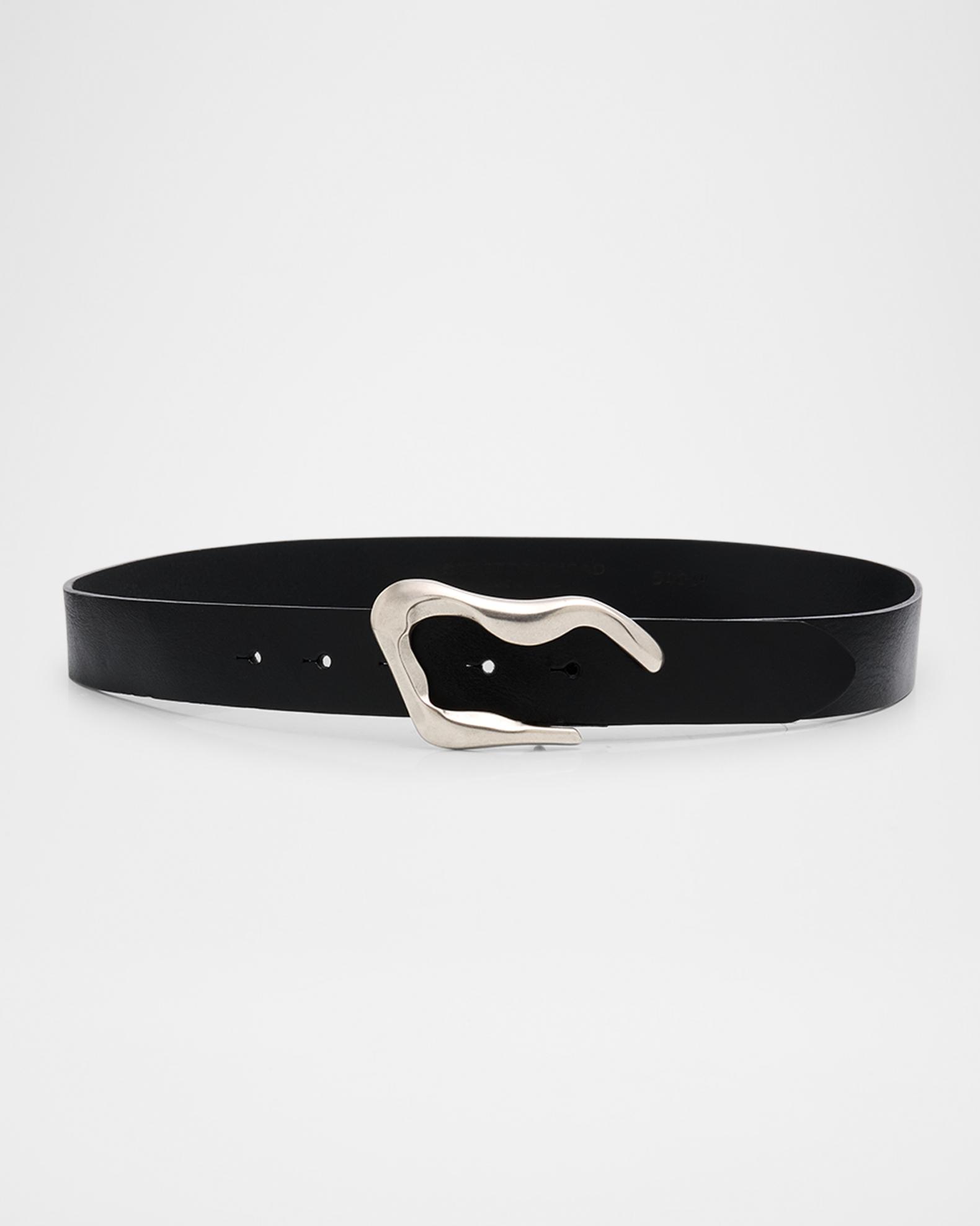 Streets Ahead Reilly Leather Belt | Neiman Marcus display picture 1