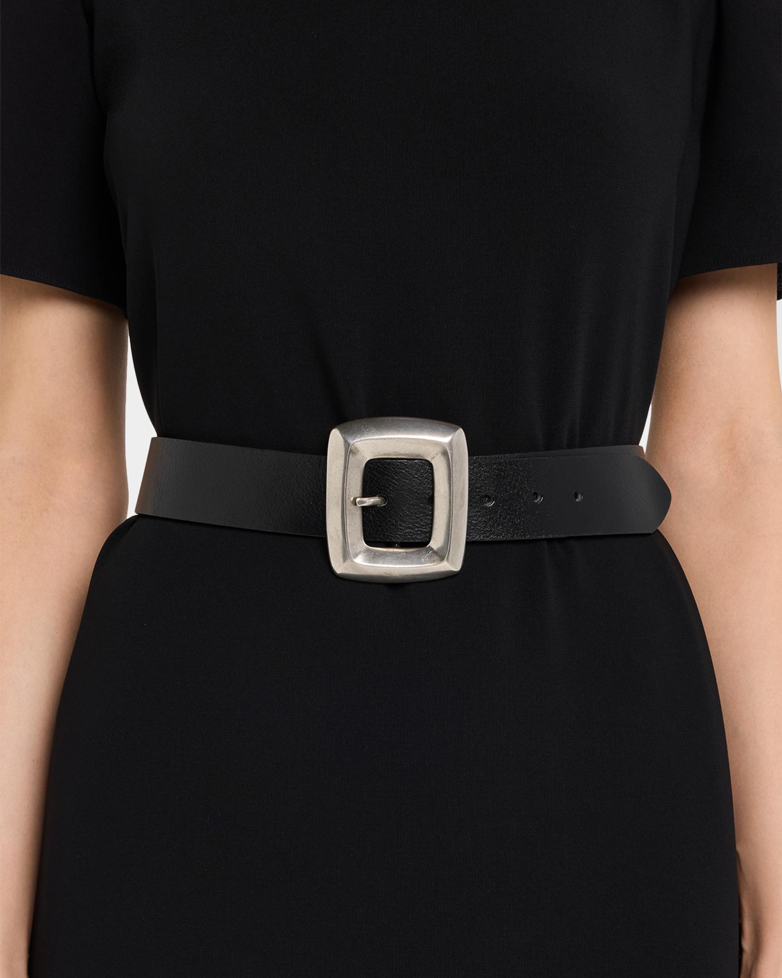 Neiman Marcus by Streets Ahead Leather Belt Streets Ahead June Snake-Print Leather Belt | Neiman Marcus main image 2