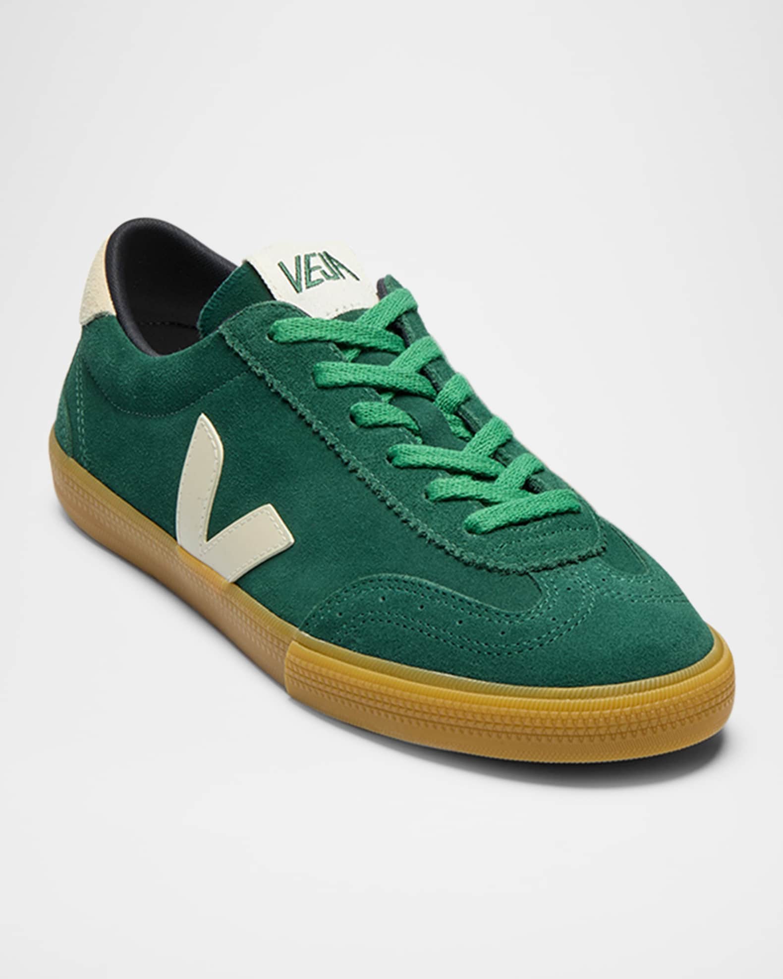 Volley Bicolor Suede Low-Top Sneakers 1