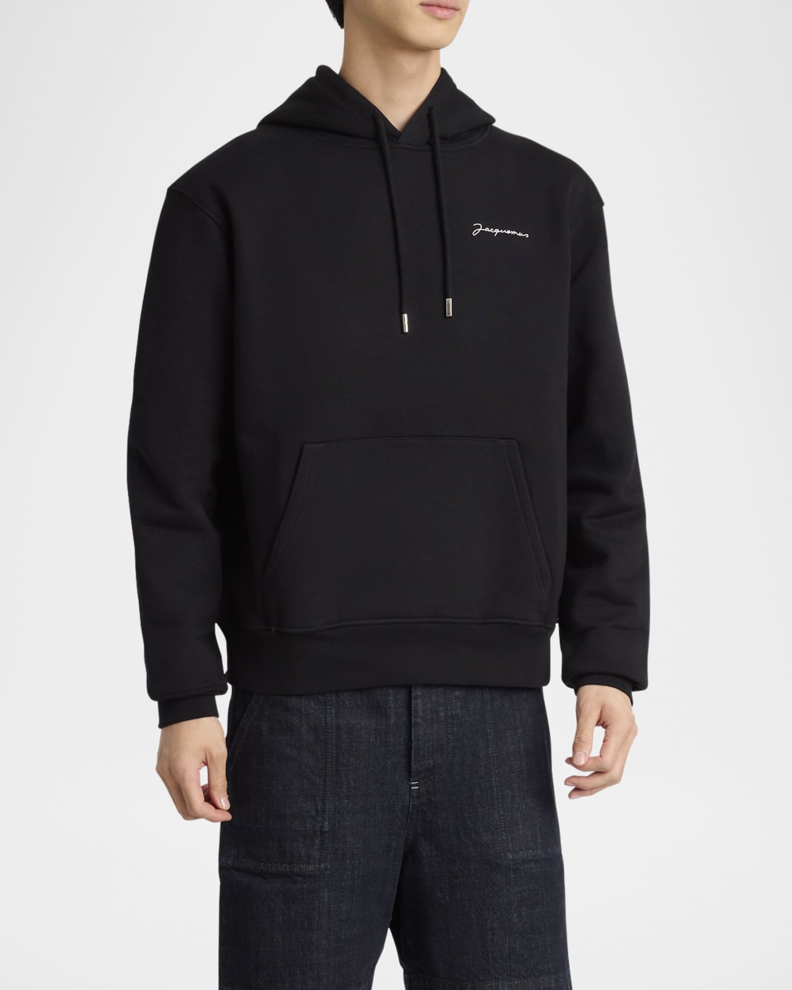 Men's Brode Embroidered Logo Hoodie 1