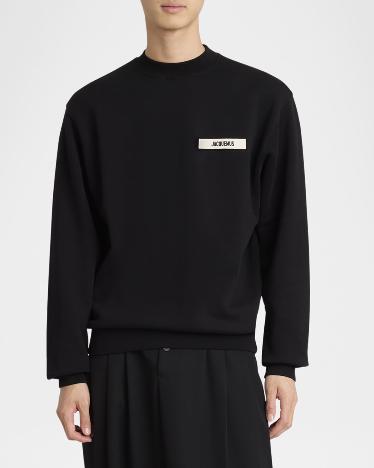Men's Sweatshirt with Grosgrain Label 1