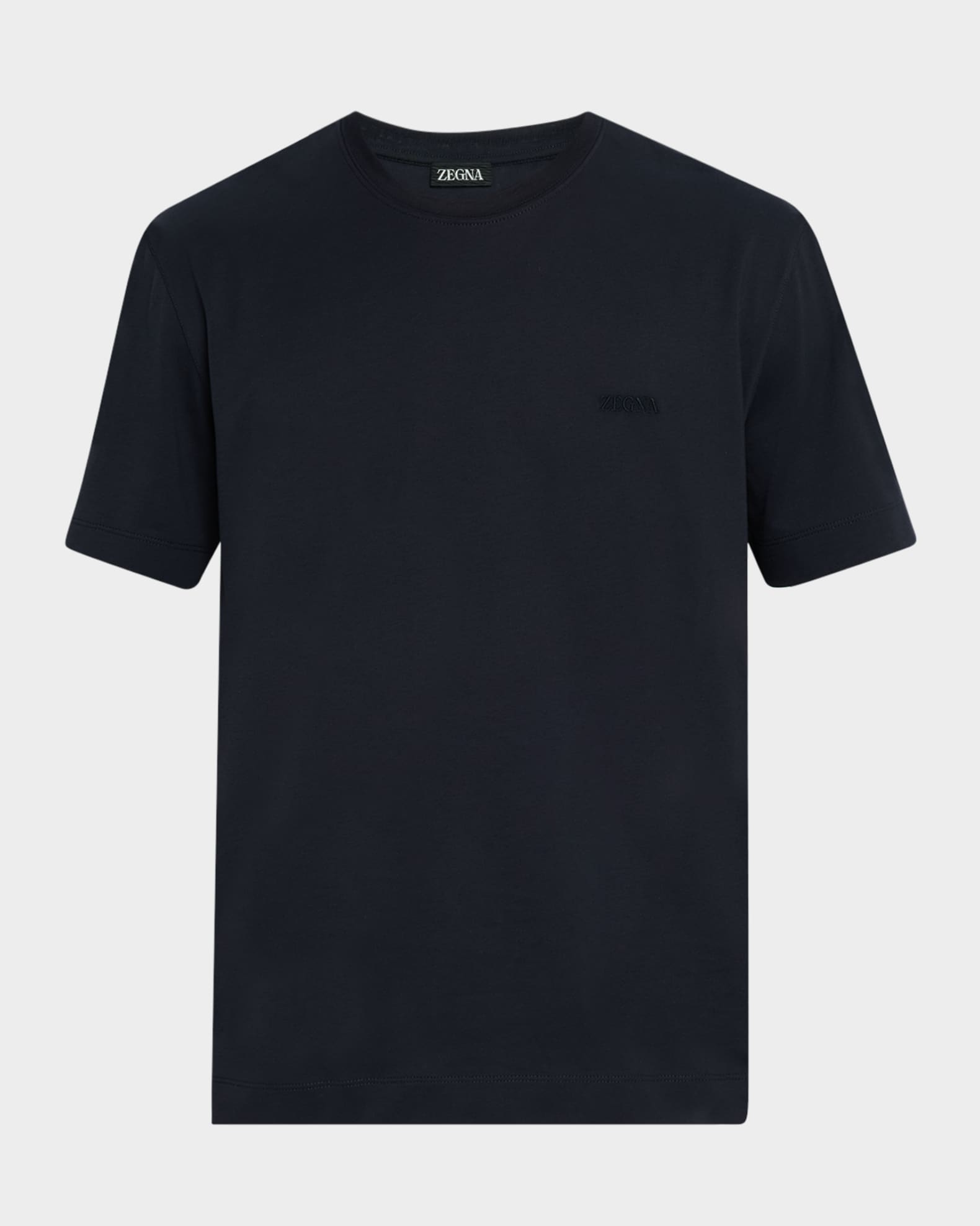【関税&送料込】Zegna Black Cotton T-Shirt Black #UseTheExisting™ Cotton T-shirt SS25 22383352 | Zegna US