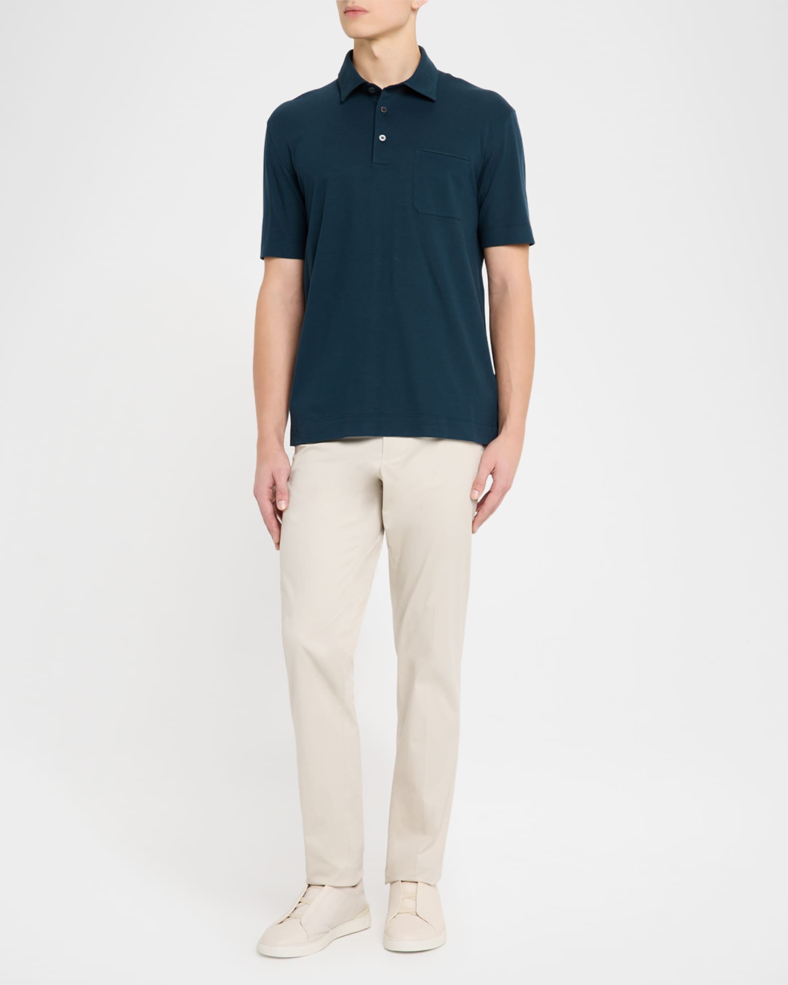 Men's Cotton Pique Polo Shirt 1