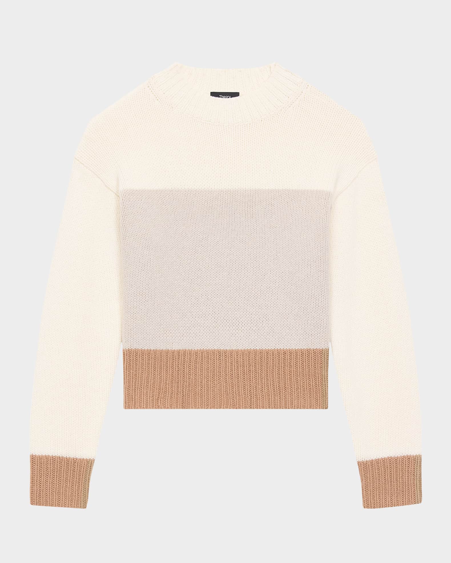 Color-Block Crewneck Sweater 0