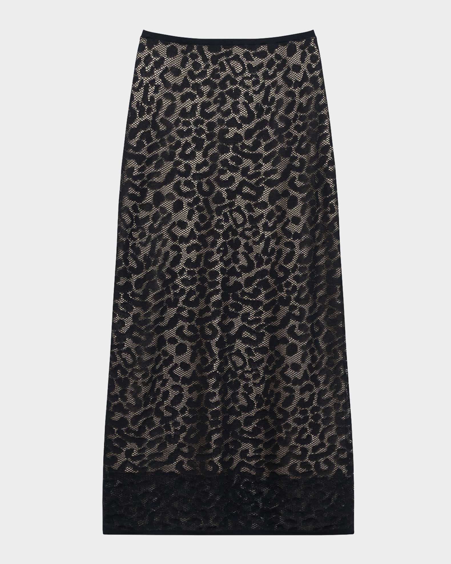 Lace Midi Skirt  0