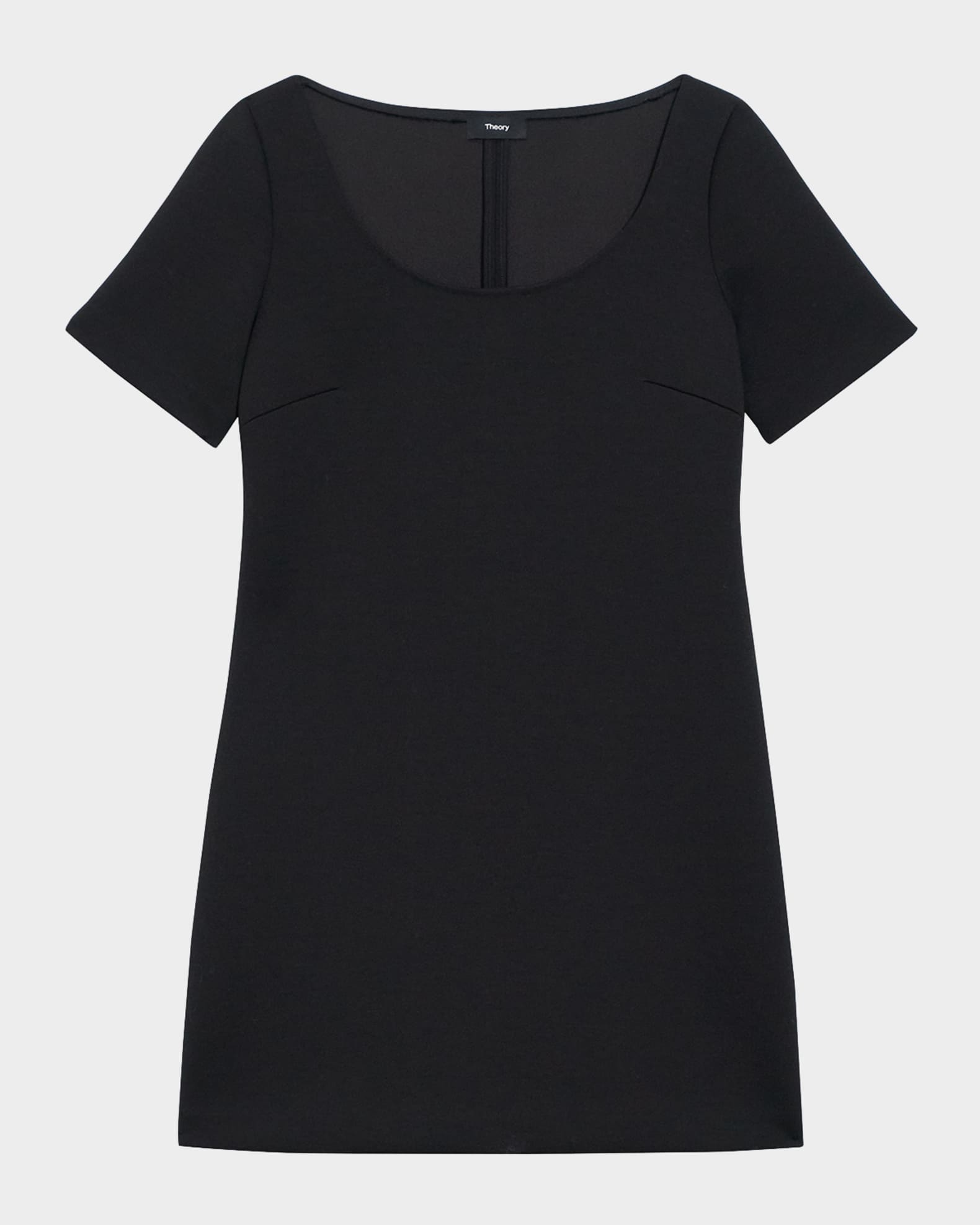 Scuba A-Line Scoop Dress 0