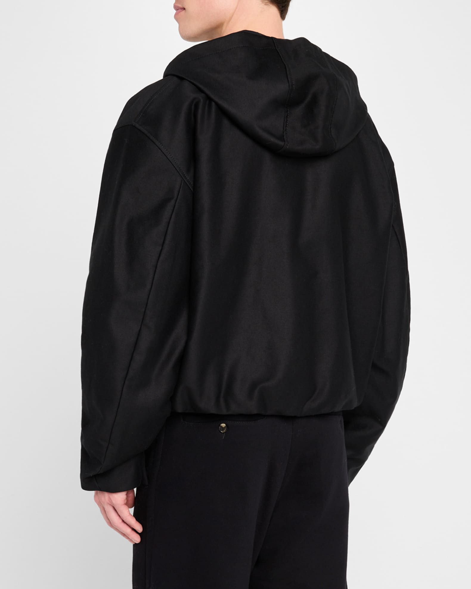 Men's Cotton Moleskin Hooded Jacket