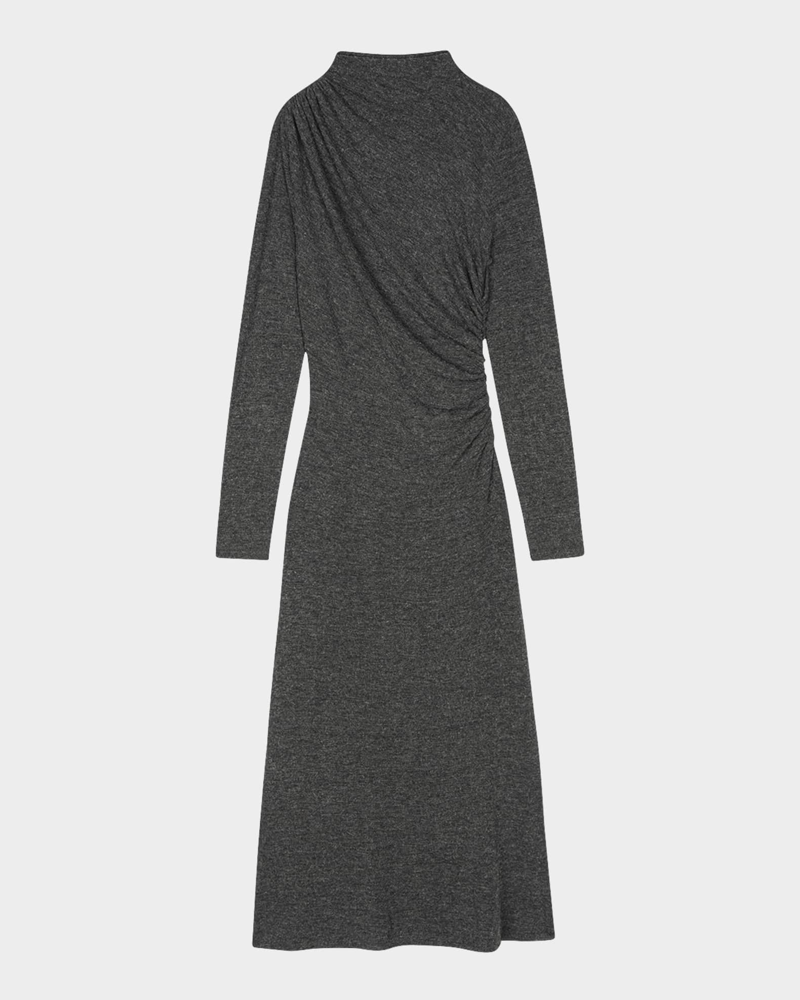 Margaret Gathered Jersey Midi Dress 0