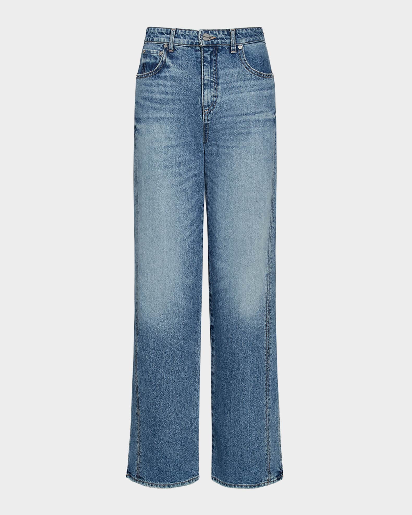 TWP Women s Tangled Up Mid Rise Jeans Vintage Wash Size 24