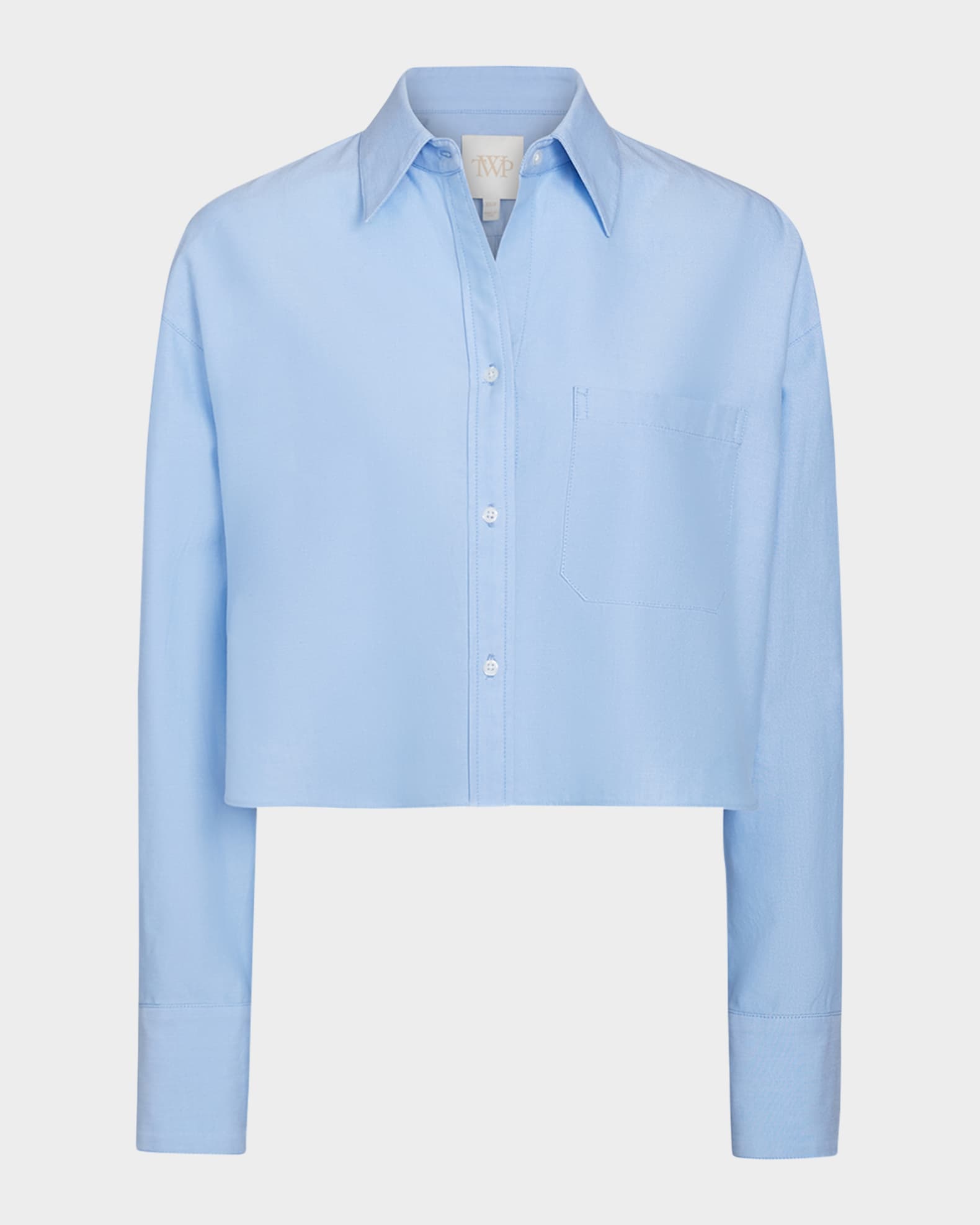 Little Big Joe Cropped Button-Front Shirt 0