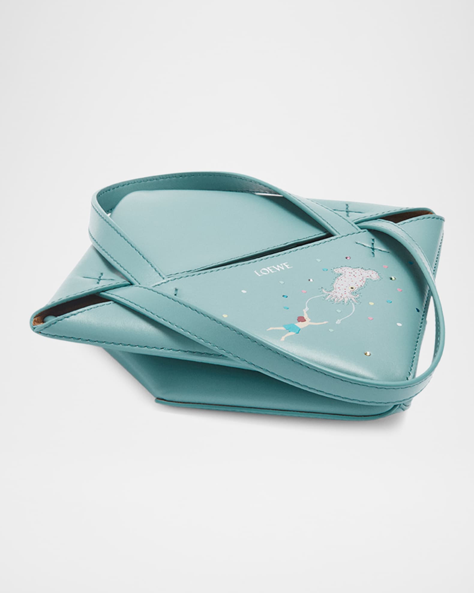 Loewe x Suna Fujita Puzzle Mini Squid Tote Bag in Leather