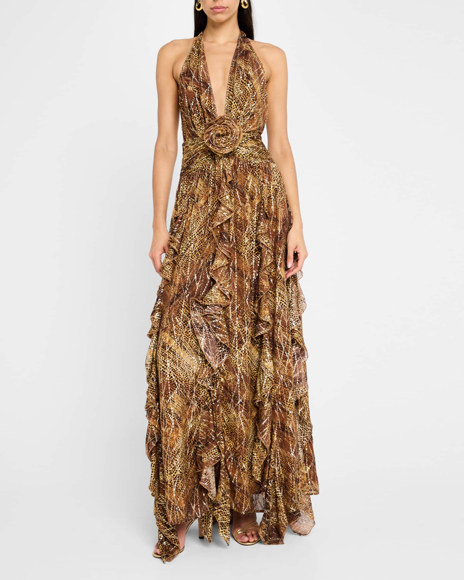 Ramy brook leopard dress outlet