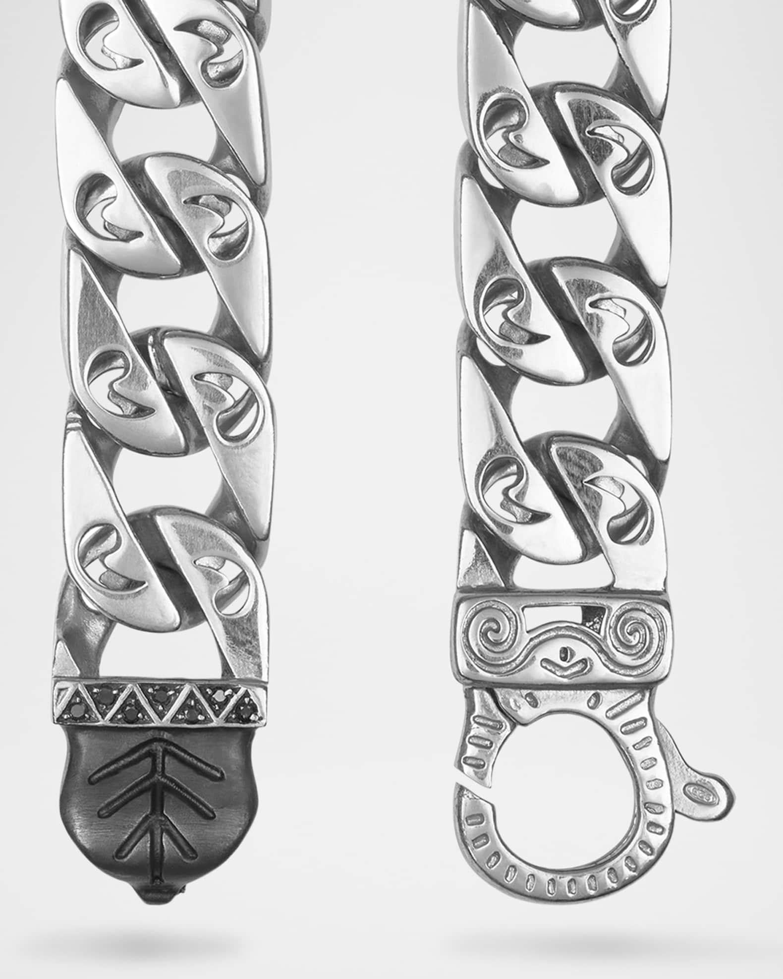 Marco Dal Maso Men's Flaming Tongue Polished Sterling Silver