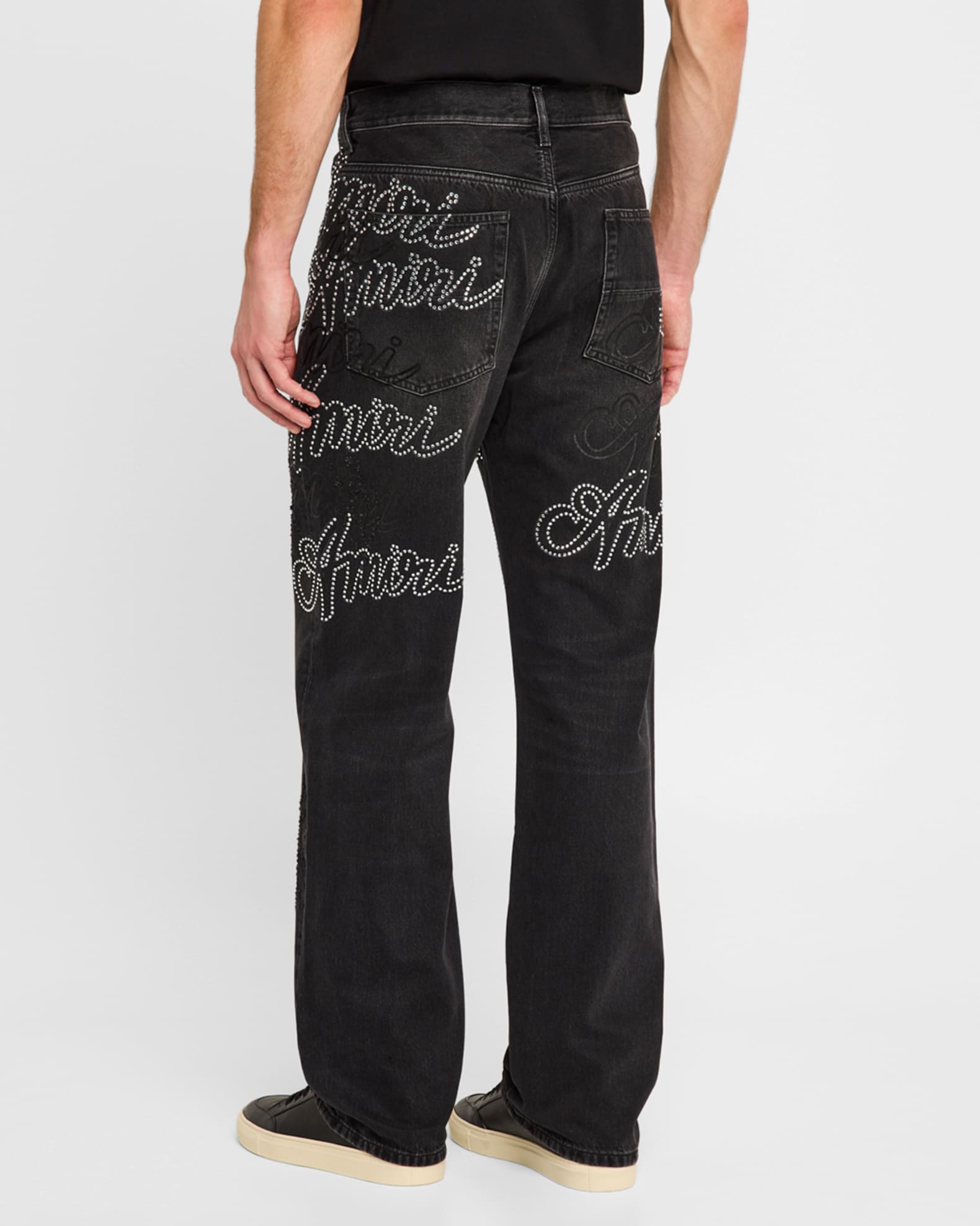 Amiri Swarovski Crystal Jean In Blue In Light Vintage - 30% Off |  Editorialist