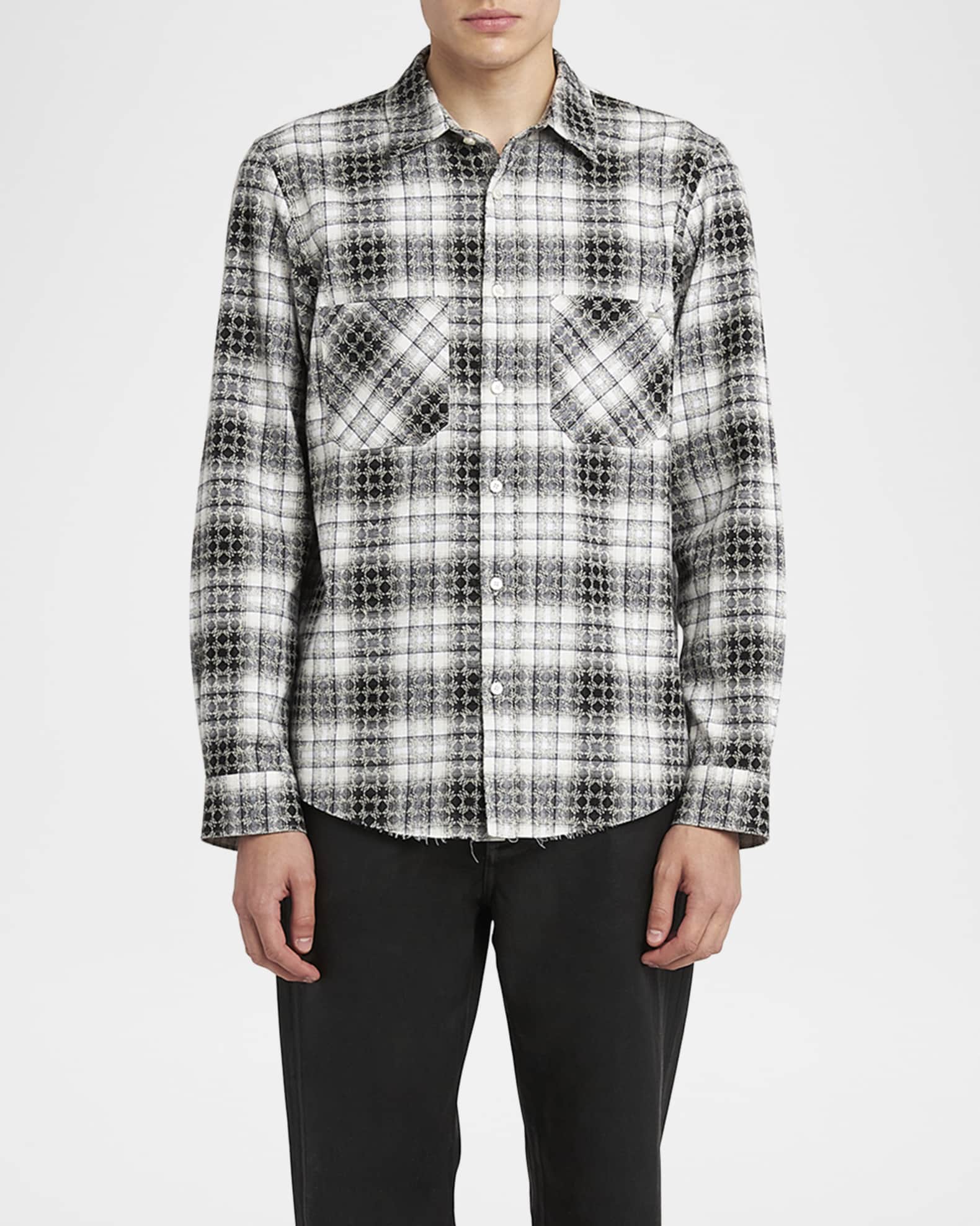 Men's MA Quad Flannel Button-Down Shirt 1