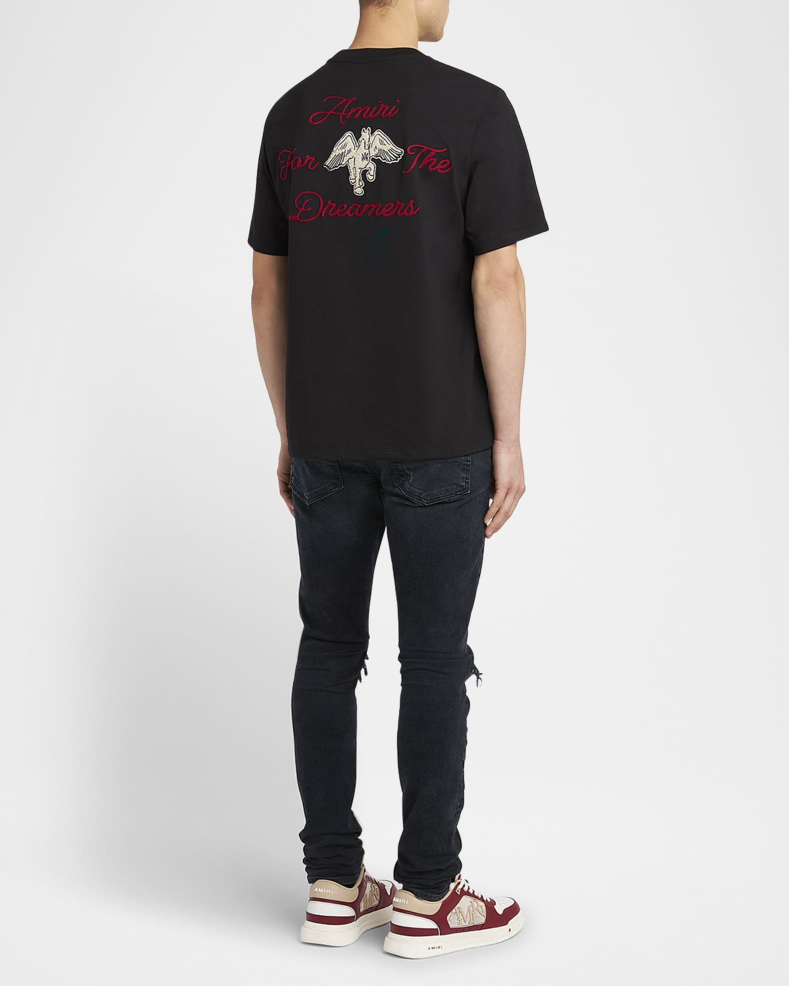 Amiri Men's MX1 Ultra Suede Skinny Jeans | Neiman Marcus