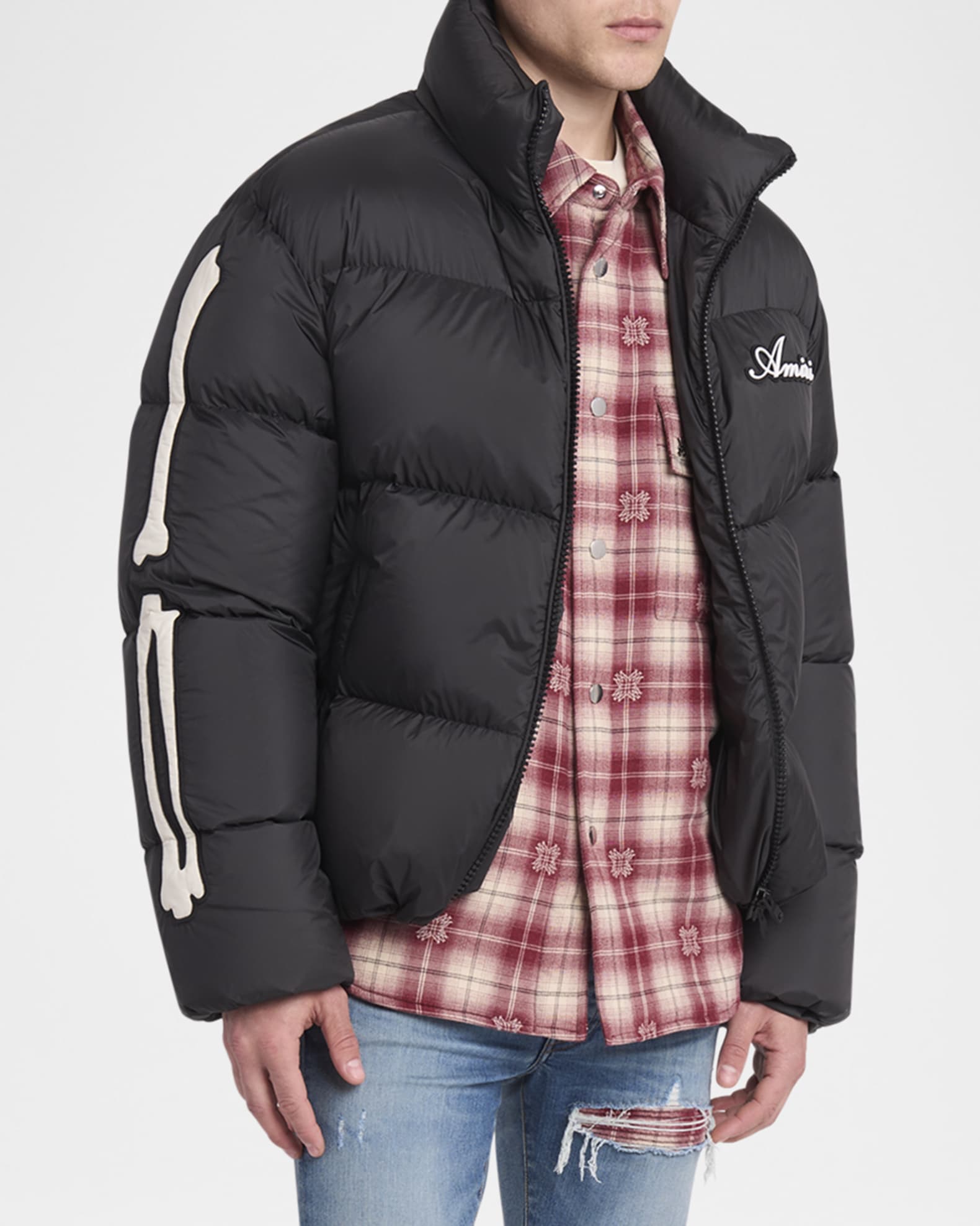Amiri Men's Bones Down Jacket | Neiman Marcus