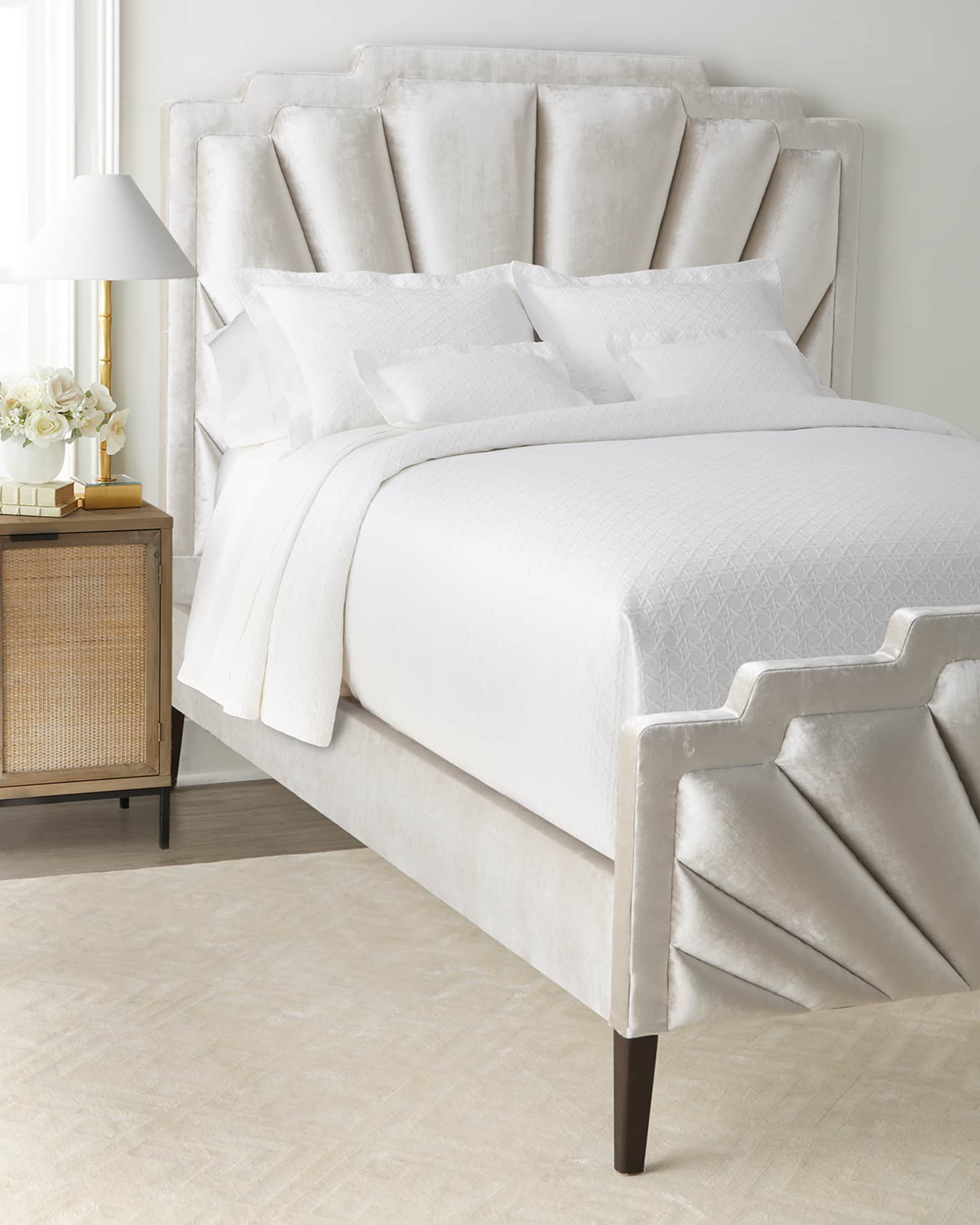 Haute House Empire King Bed Pearl King Bed Bedroom Furniture Beds King Beds
