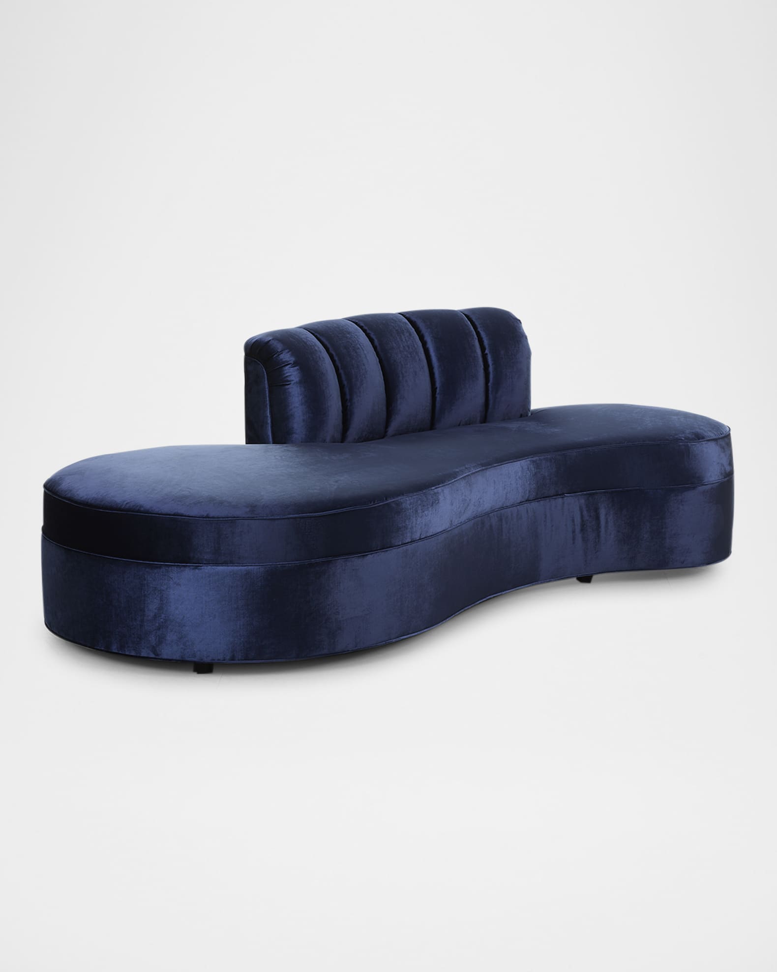 Layla Petite Velvet Sofa, 90" 1
