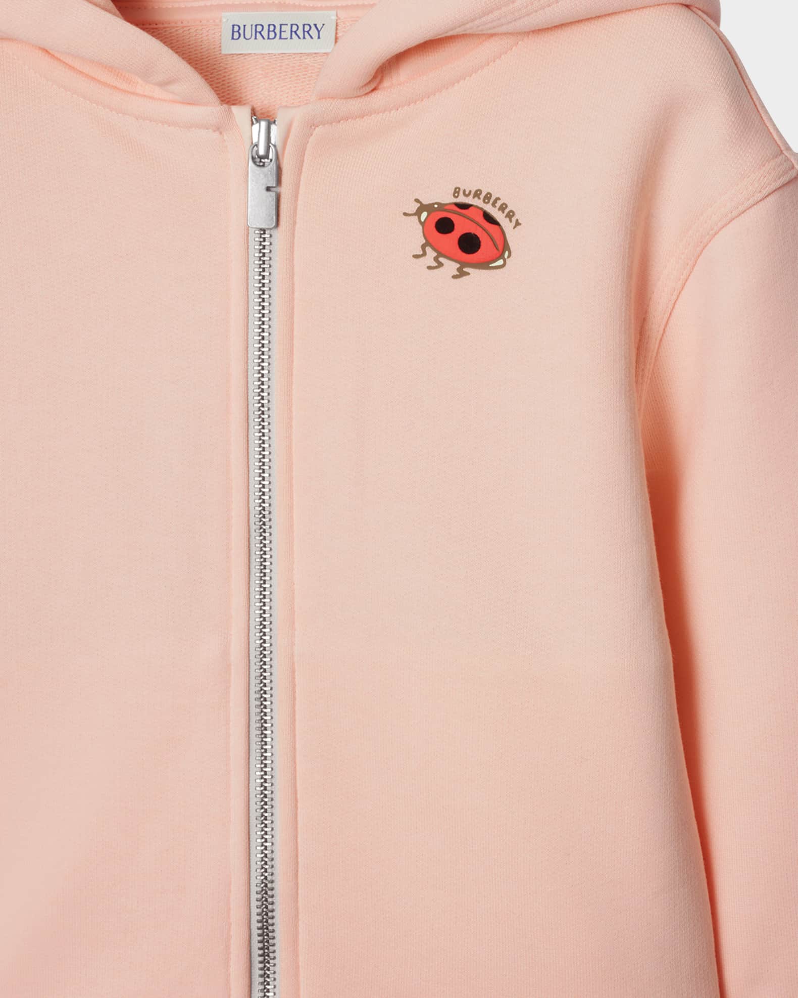Burberry Girl s Logo Print Ladybug Graphic Hoodie Size 3 14 Neiman Marcus