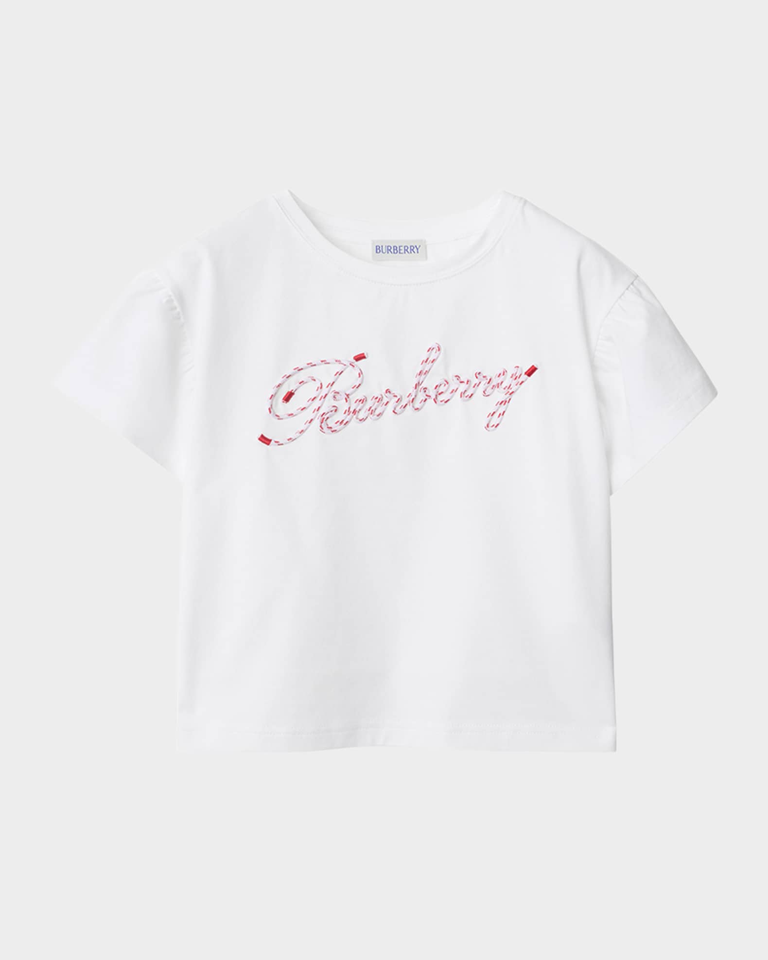 Girl's Roxy Rope Logo-Print T-Shirt, Size 3-14 0