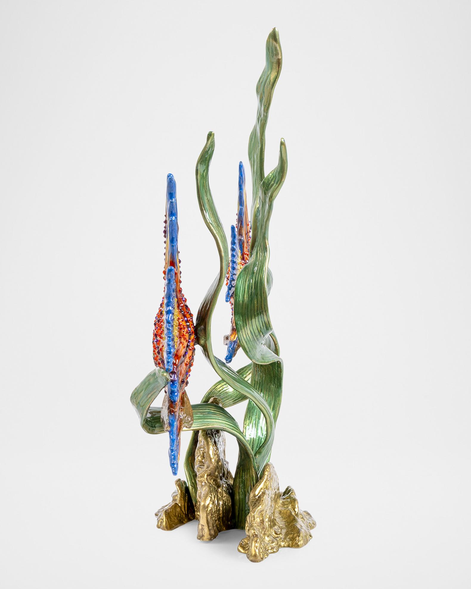 Jay Strongwater Simone & Jacques Swimming Angel Fish | Neiman Marcus