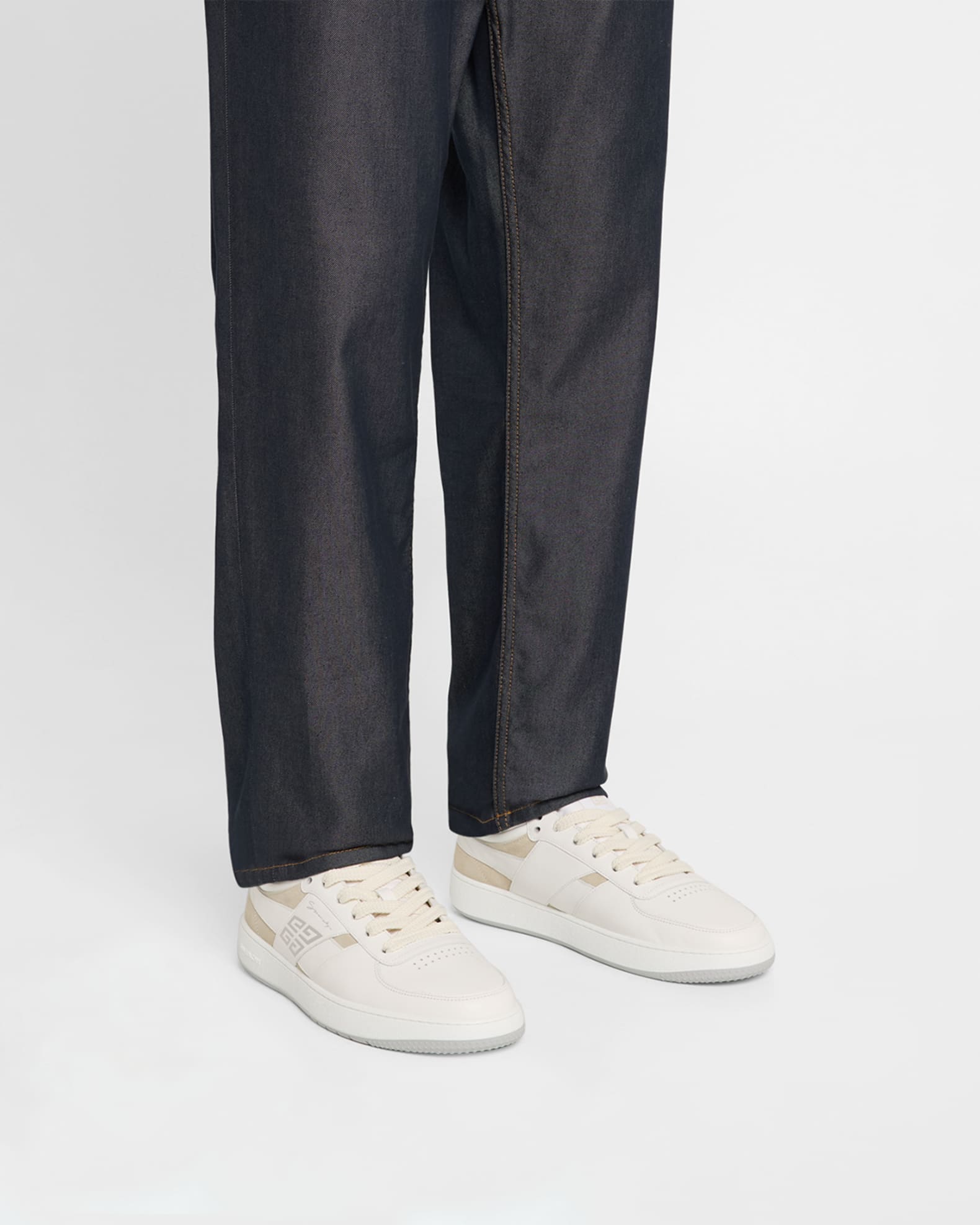 Givenchy Men's G Move Leather Low-Top Sneakers | Neiman Marcus