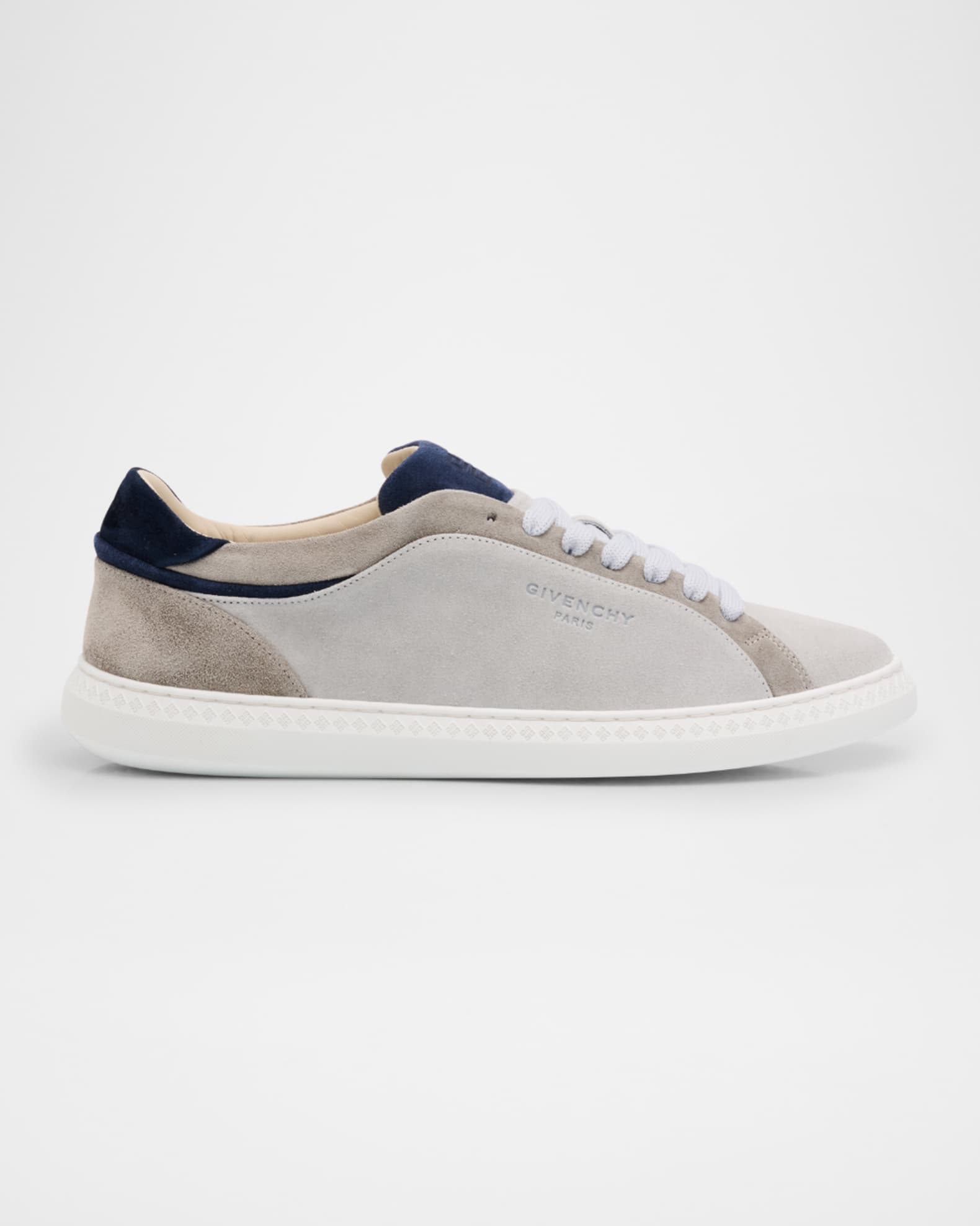 Men's G Set Suede Low-Top Sneakers 0