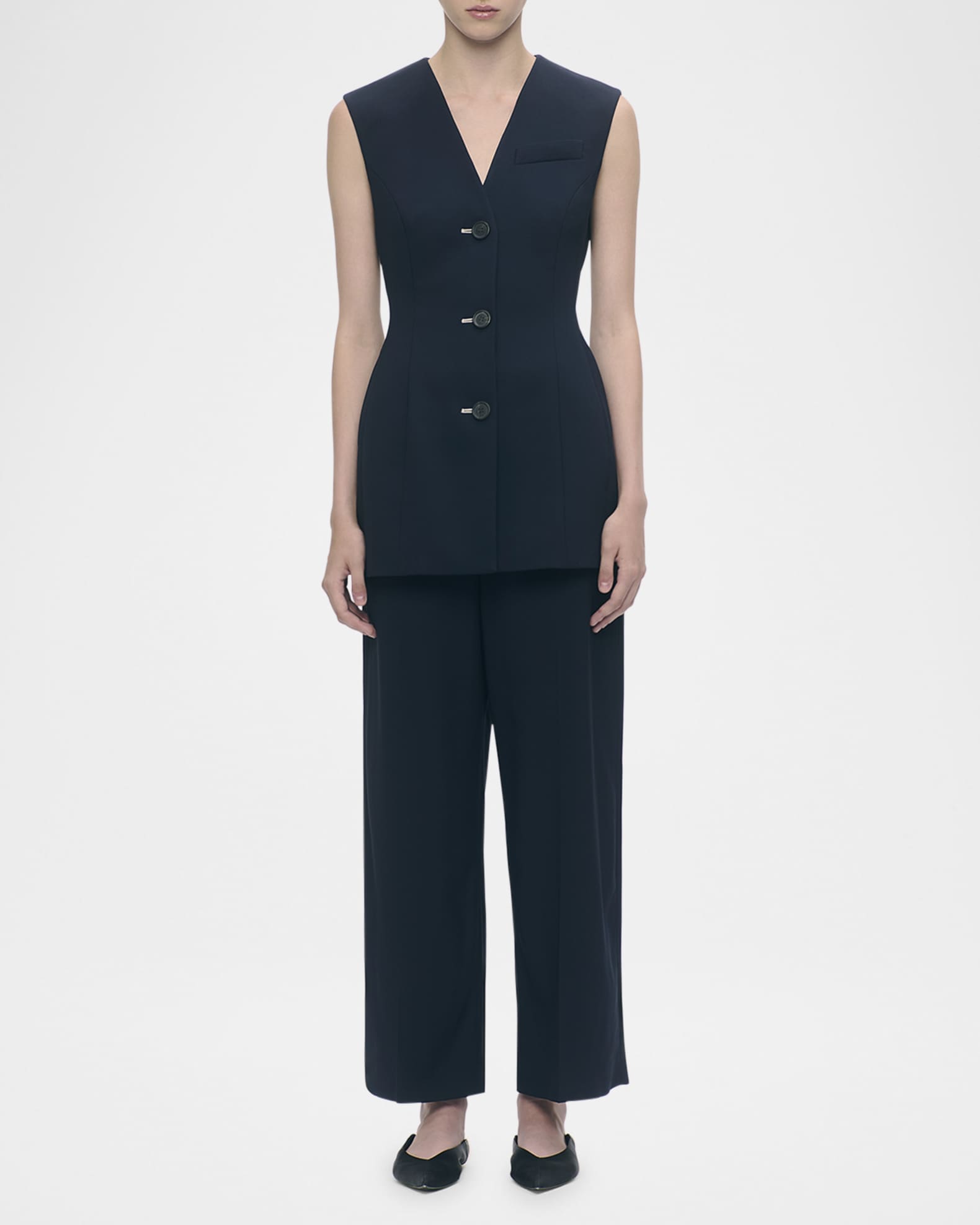 Duke Tailored Button-Down Vest 1