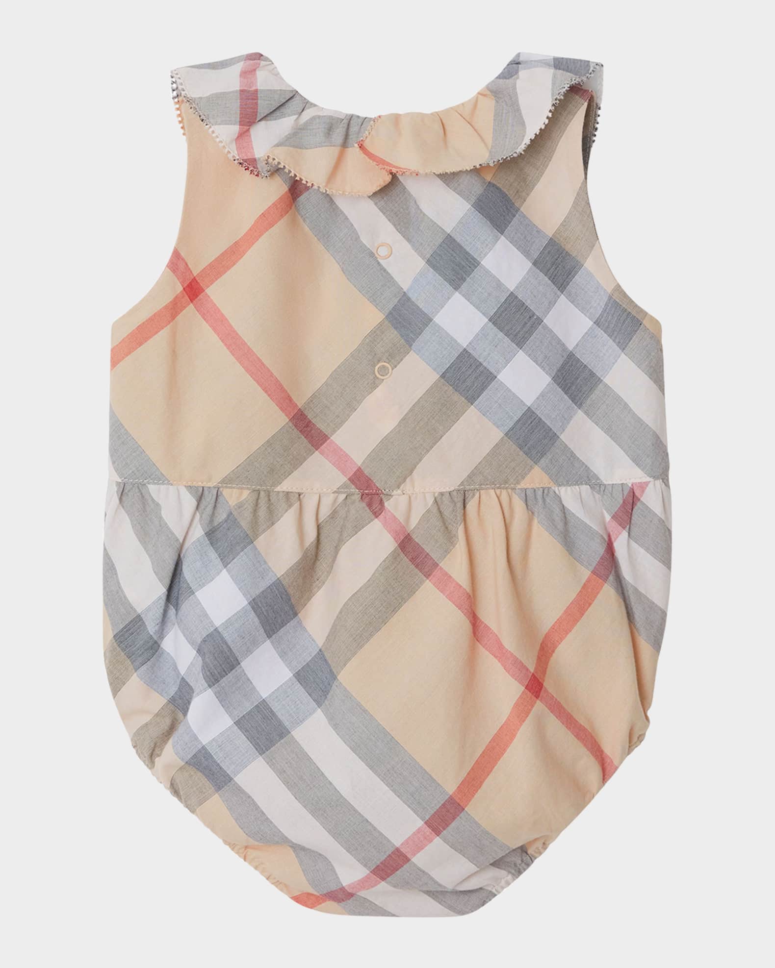 Burberry Kids Vintage Check Babygrow | Neutrals | FARFETCH