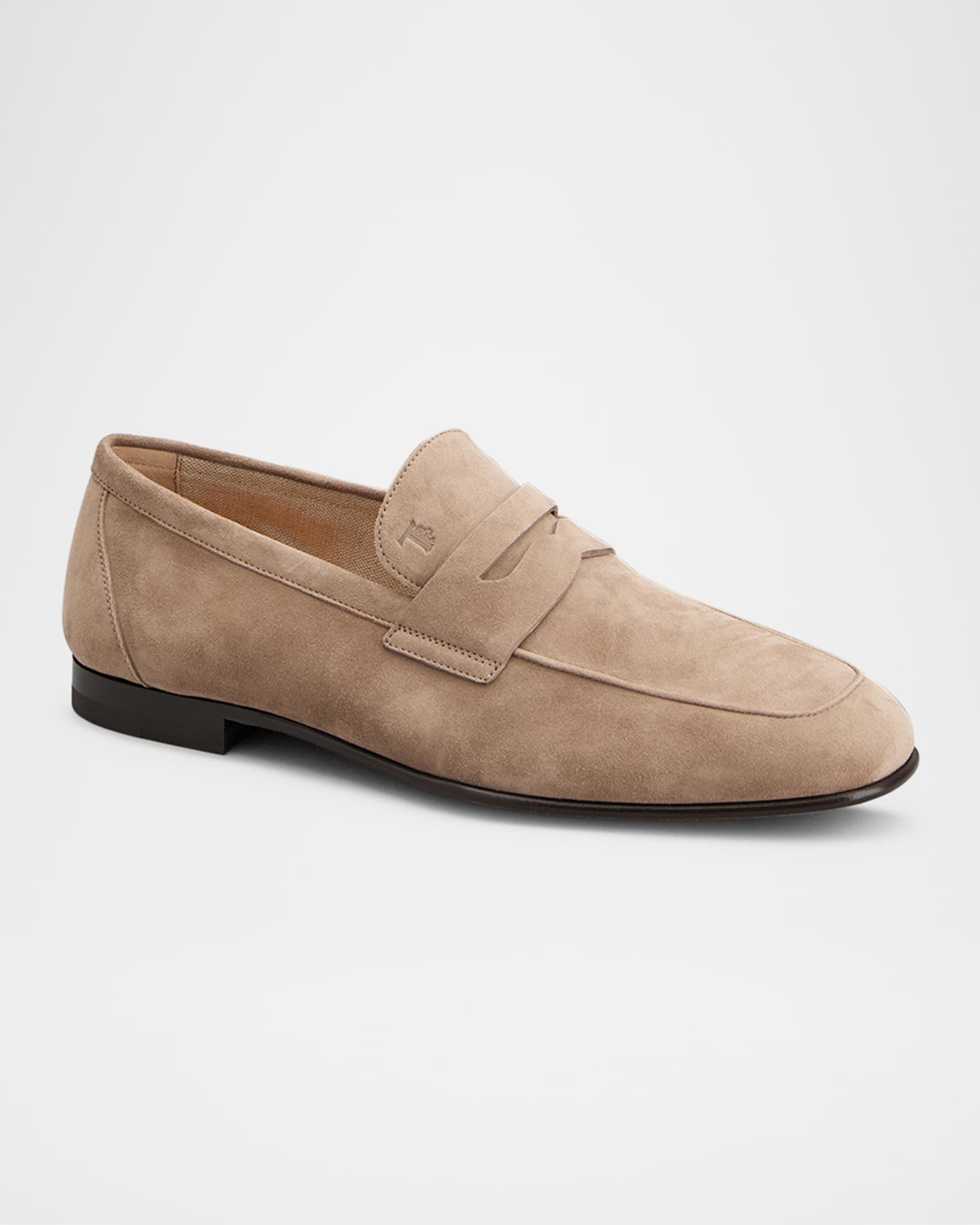 ローファー・オックスフォード TODS SUEDE PENNY LOAFERS Tod's Men's Mocassino Suede Penny Loafers | Neiman Marcus