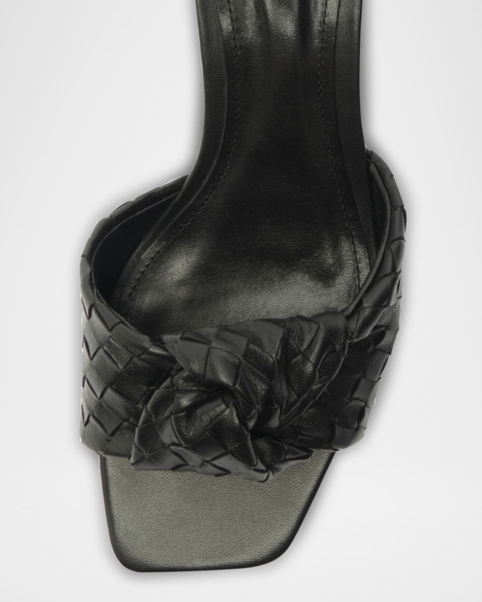 Kareena Woven Leather Mule Sandals