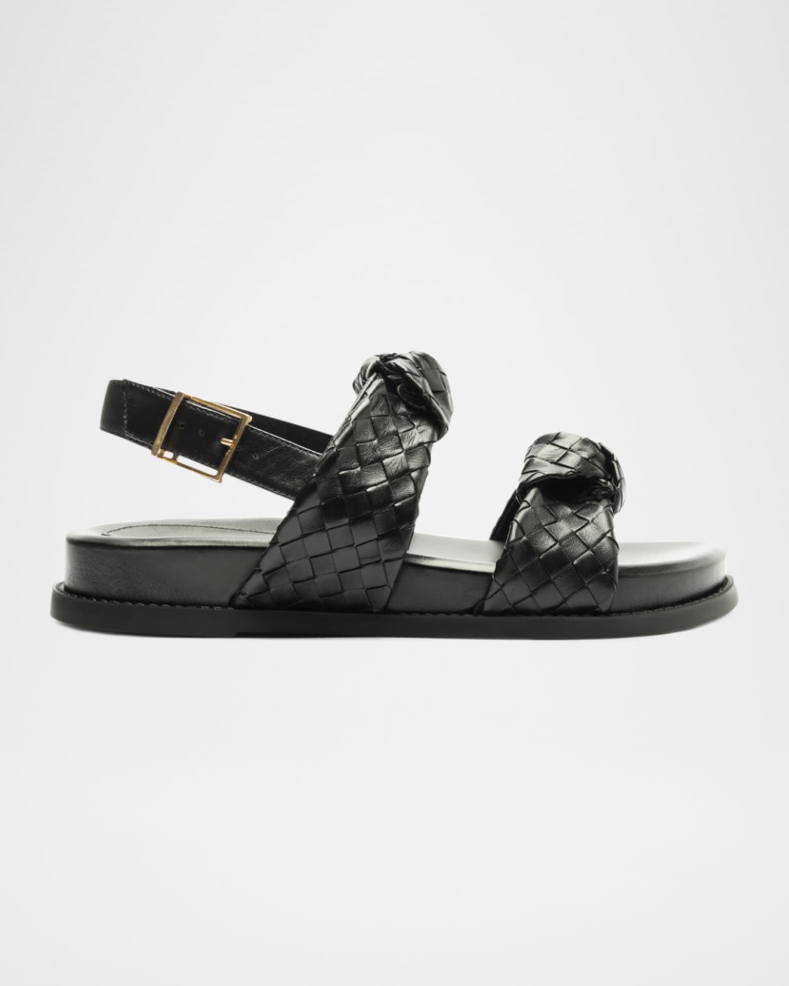 Woven slingback sandals cheap