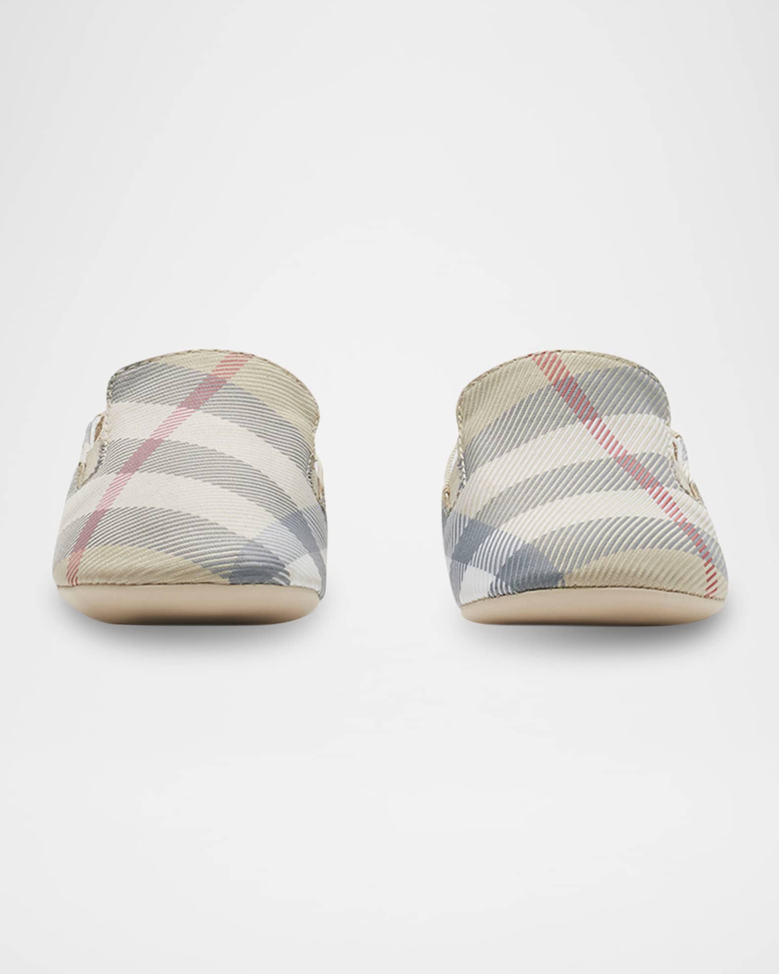 Burberry★baby Burberry Kid's Marple Logo-Print Pre-Walkers, Baby | Neiman