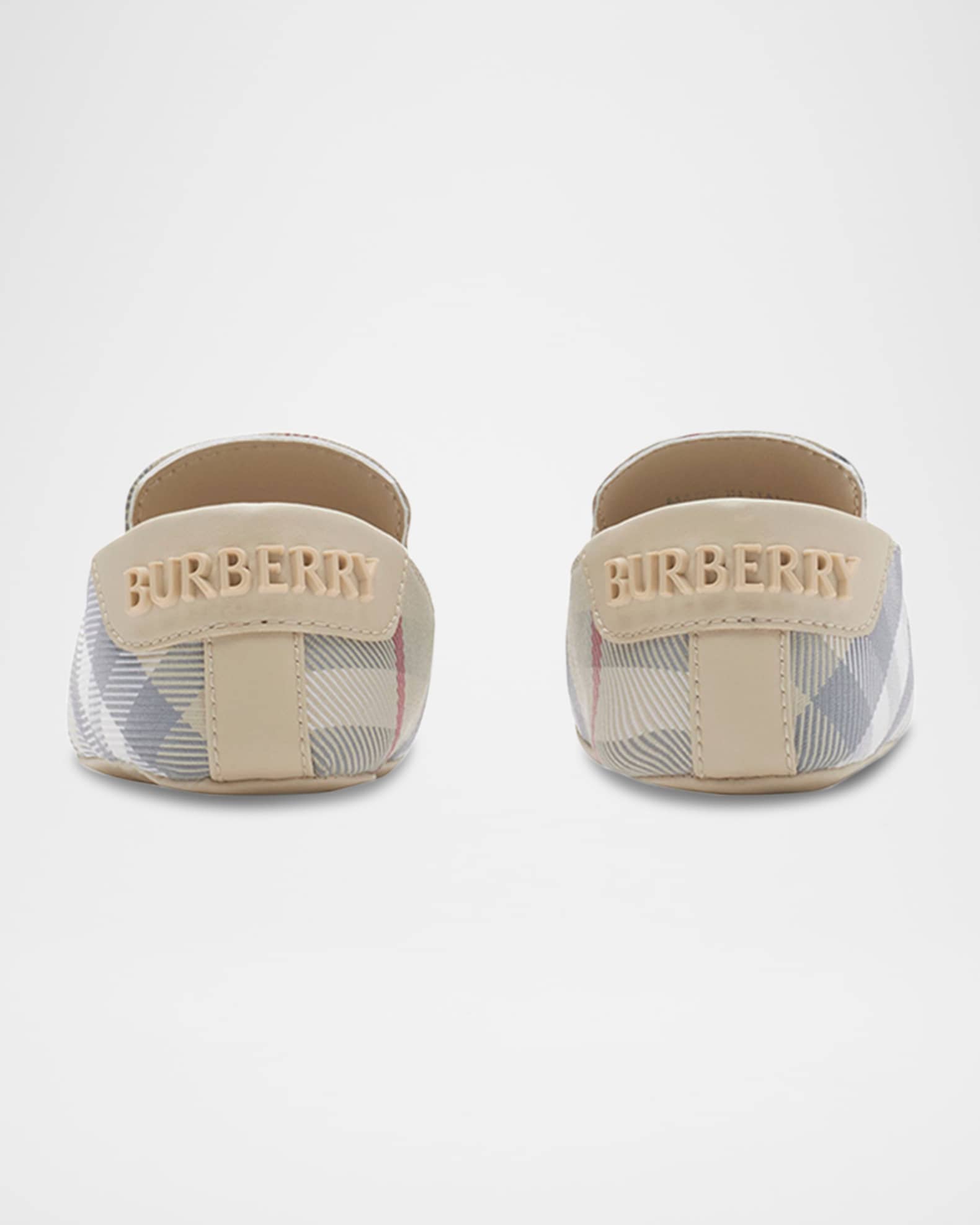 Burberry Kid's Marple Logo-Print Pre-Walkers, Baby | Neiman