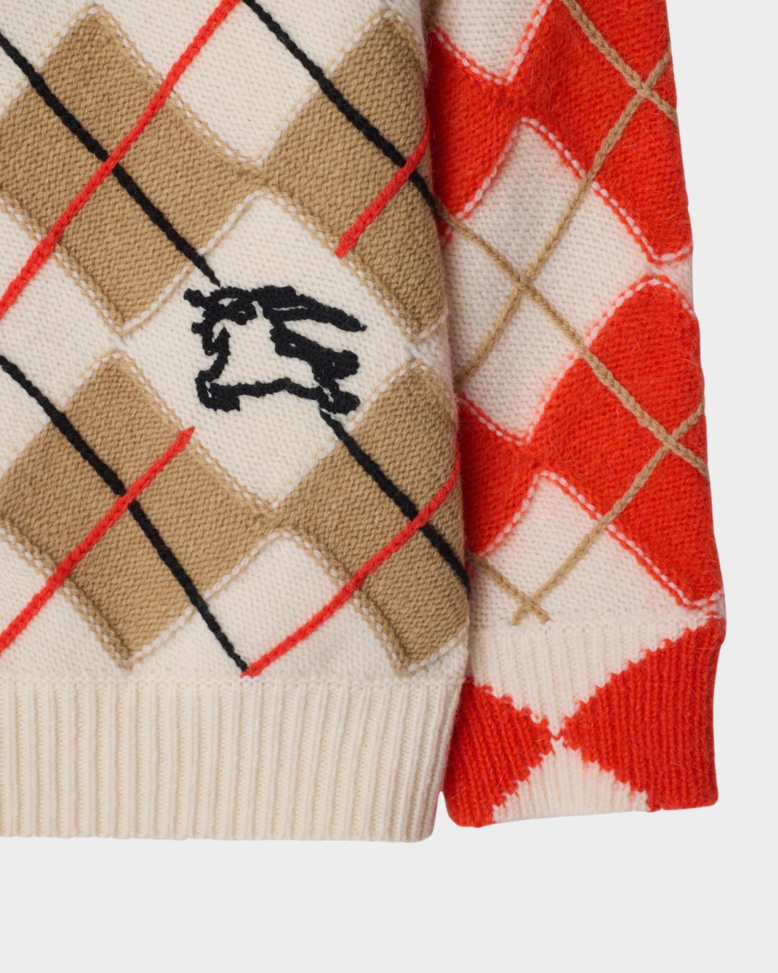 Burberry Boy's Kevin EKD Argyle Wool Sweater, Size 3-14