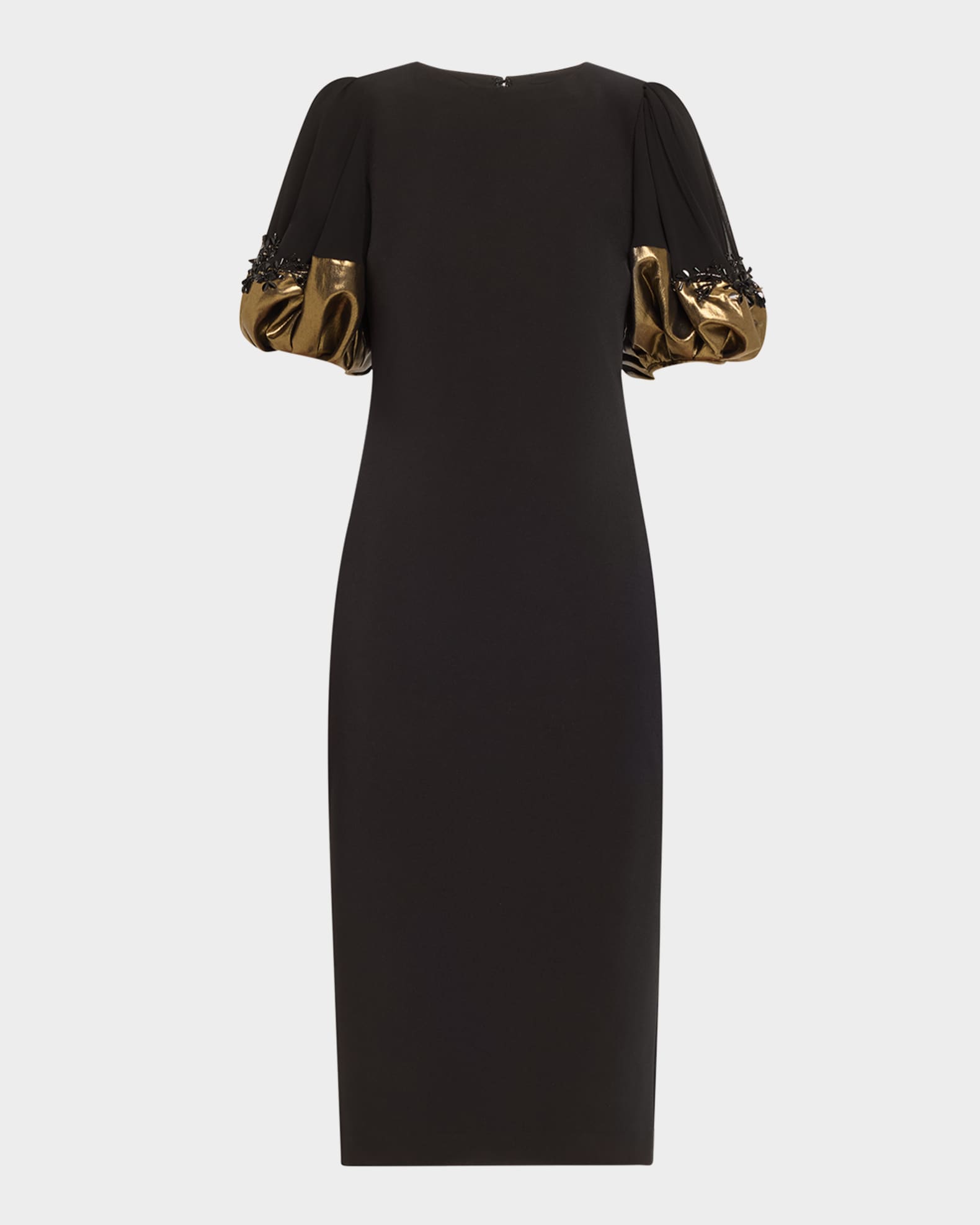Badgley mischka beaded sleeve cocktail dress shop